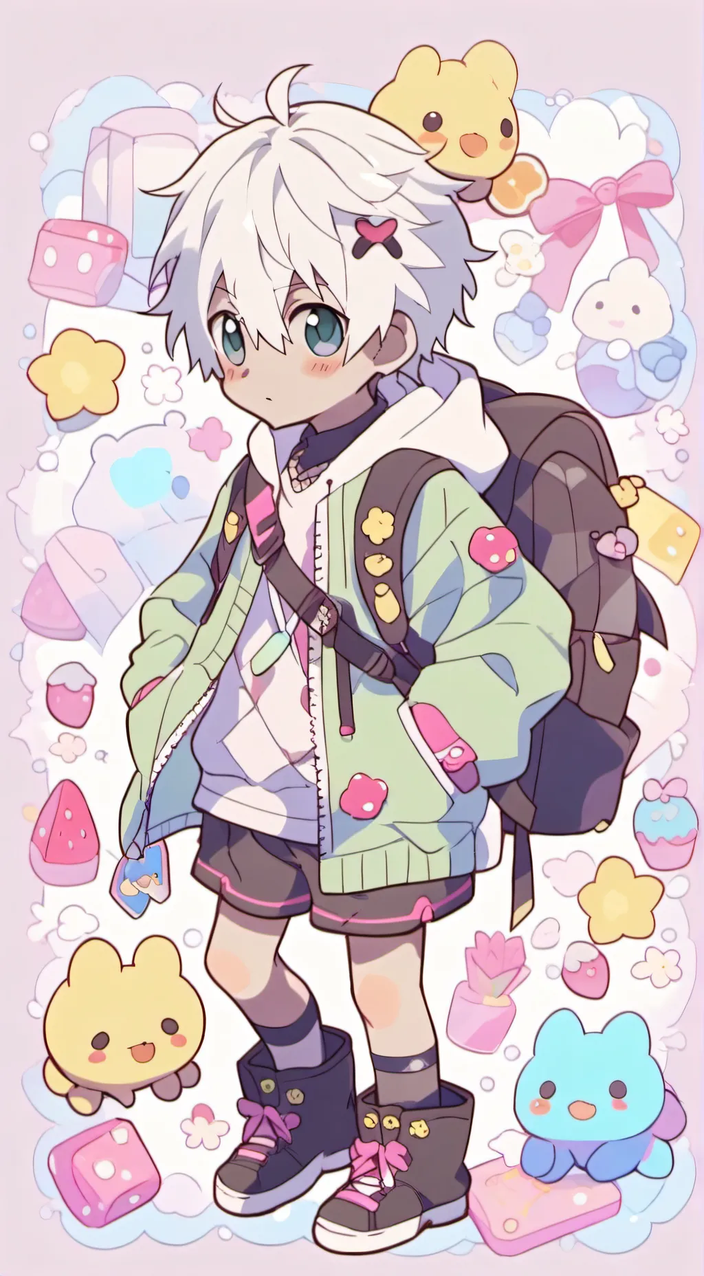 ai character: Nagi background