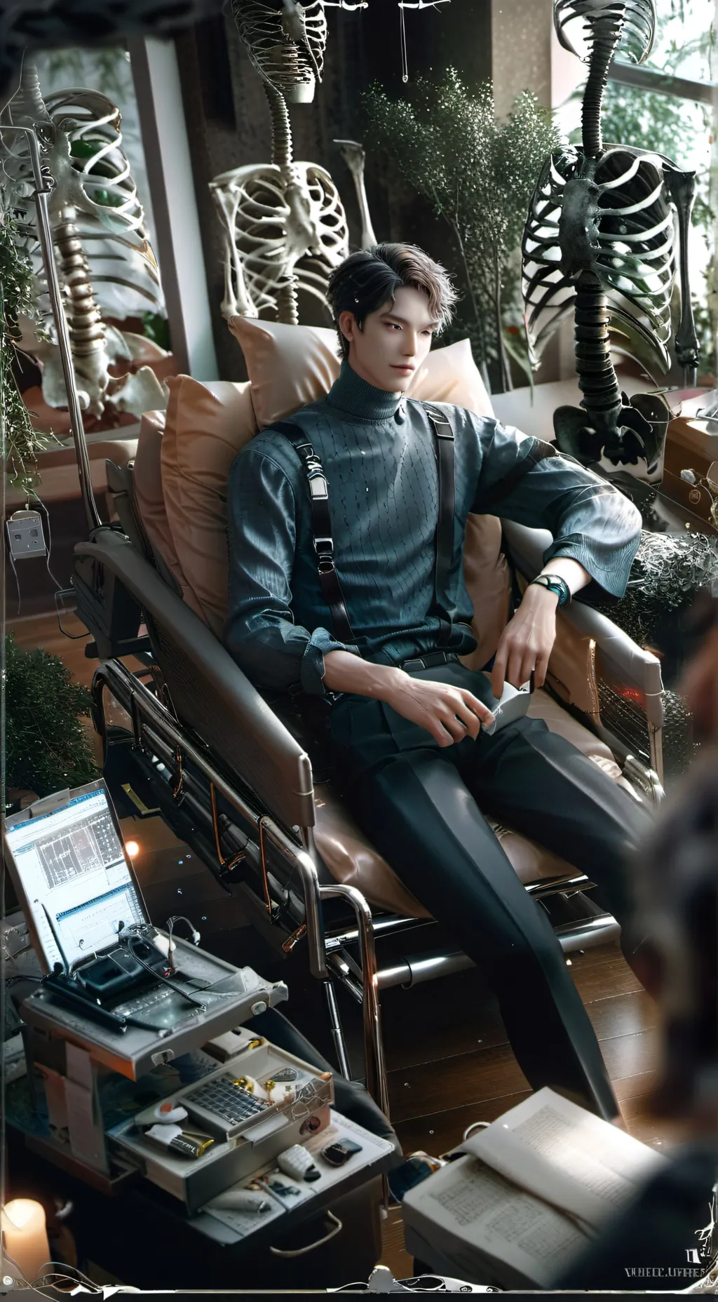 ai character: Sleeover background