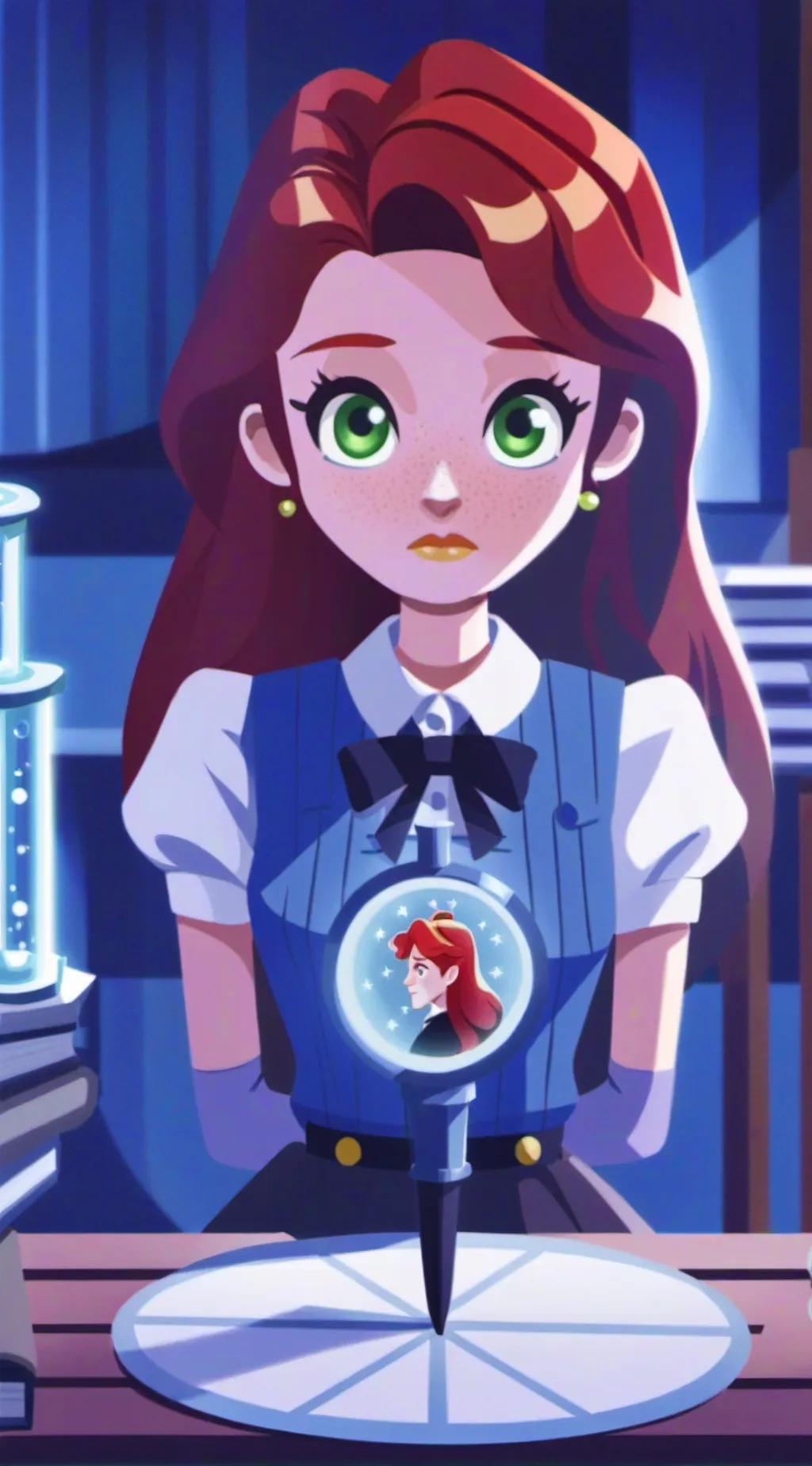 ai character: Rae background