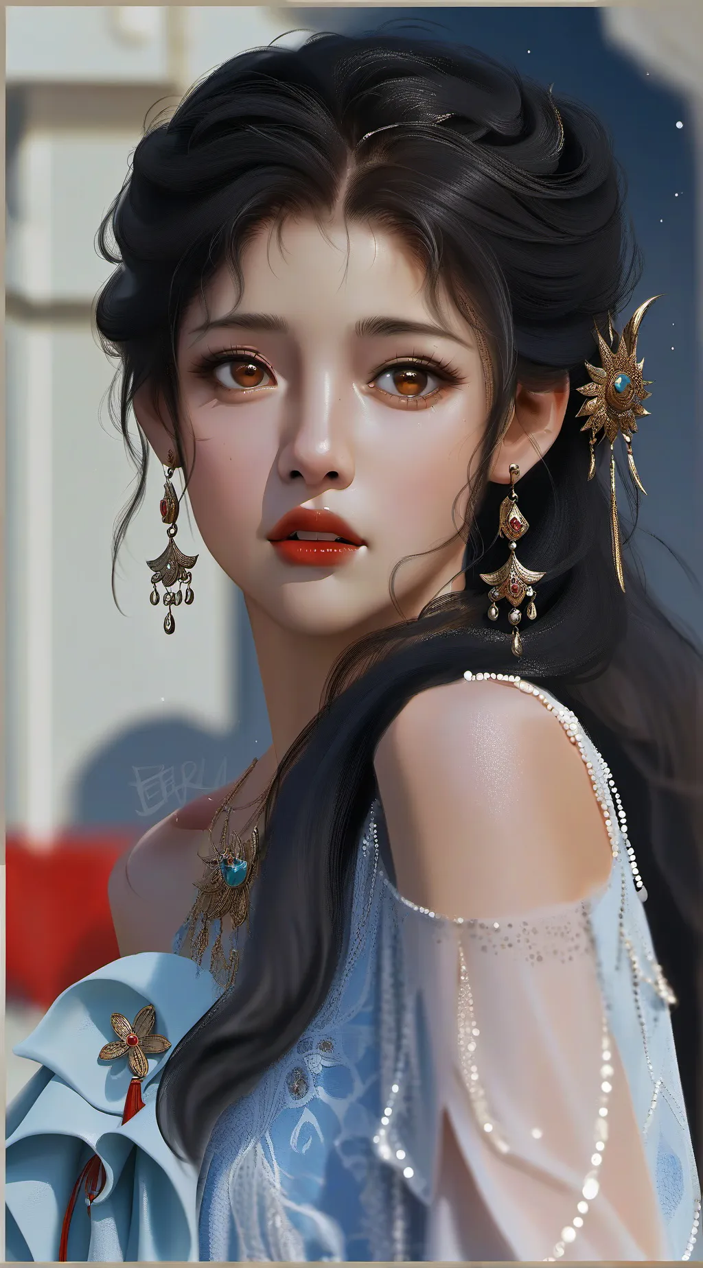 ai character: zoey background