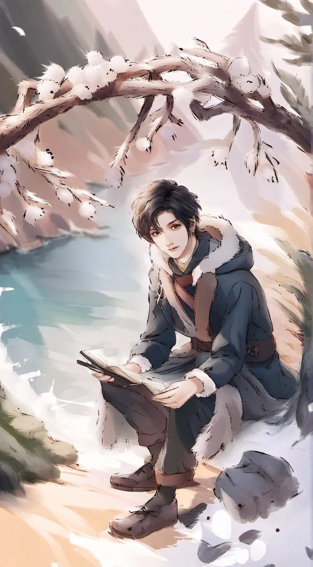 ai character: dw  background