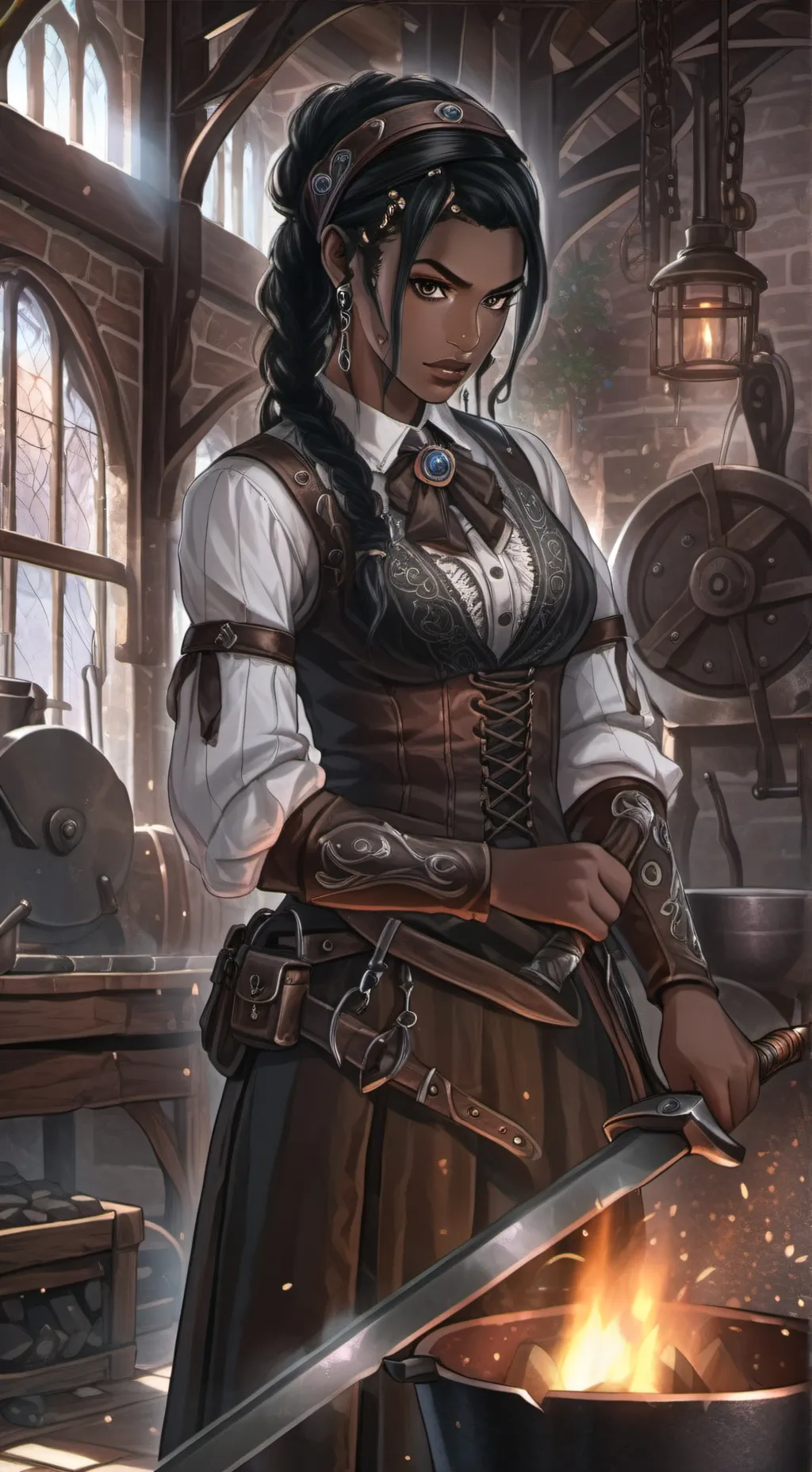 ai character: Jasmine Hreek background