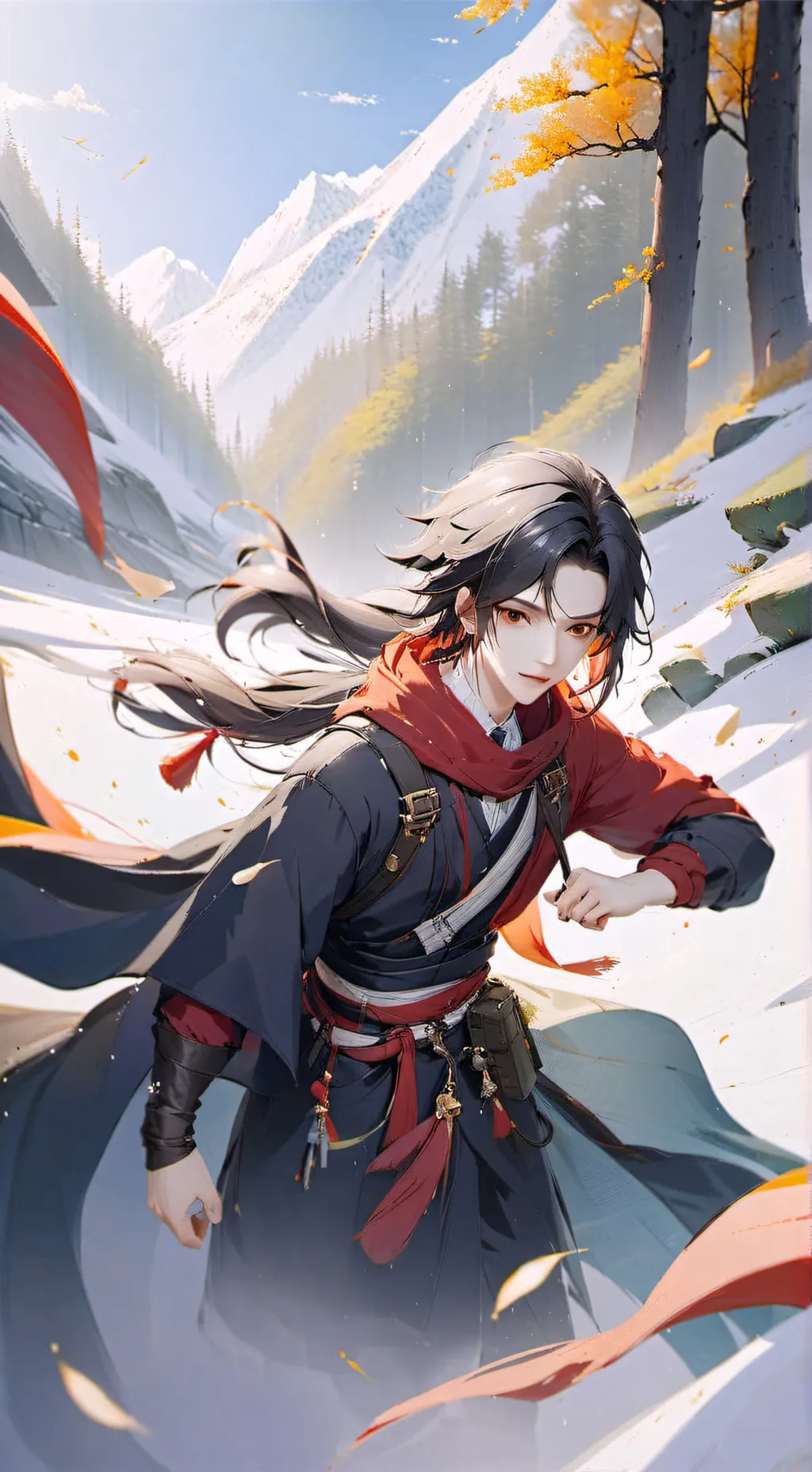 ai character: leo  😁 background