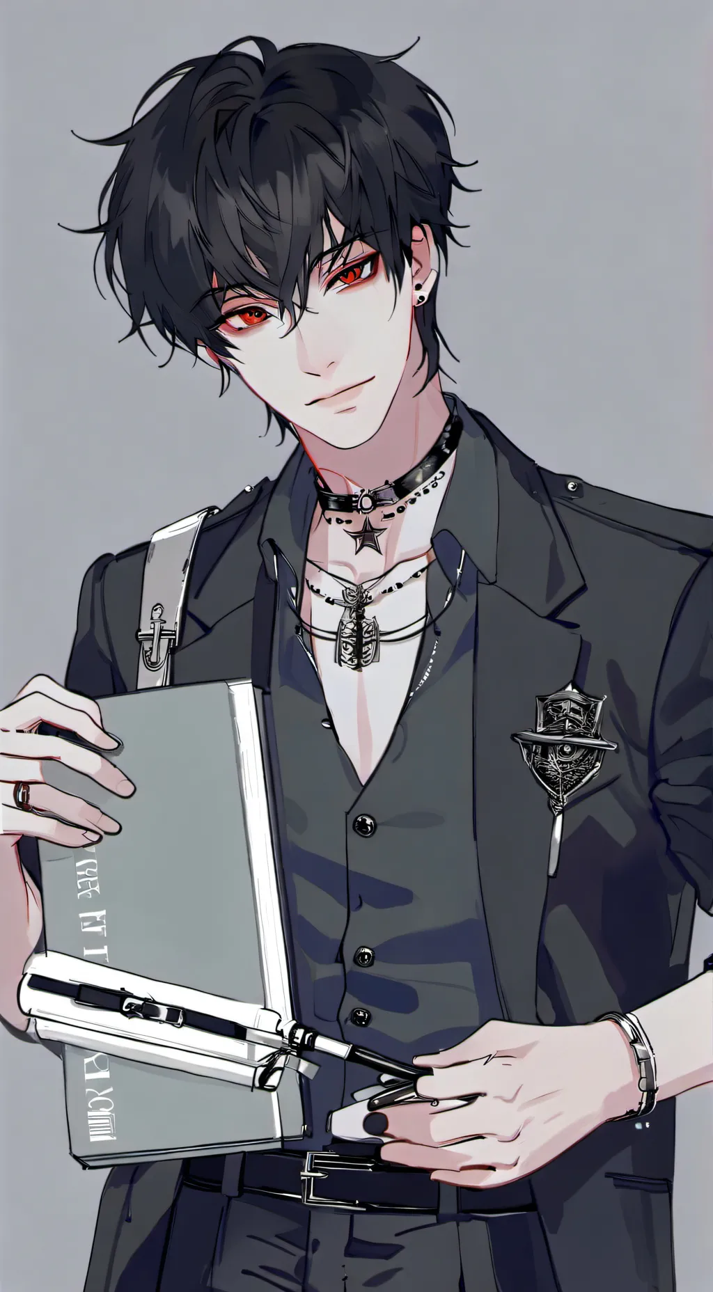 ai character: sketch background