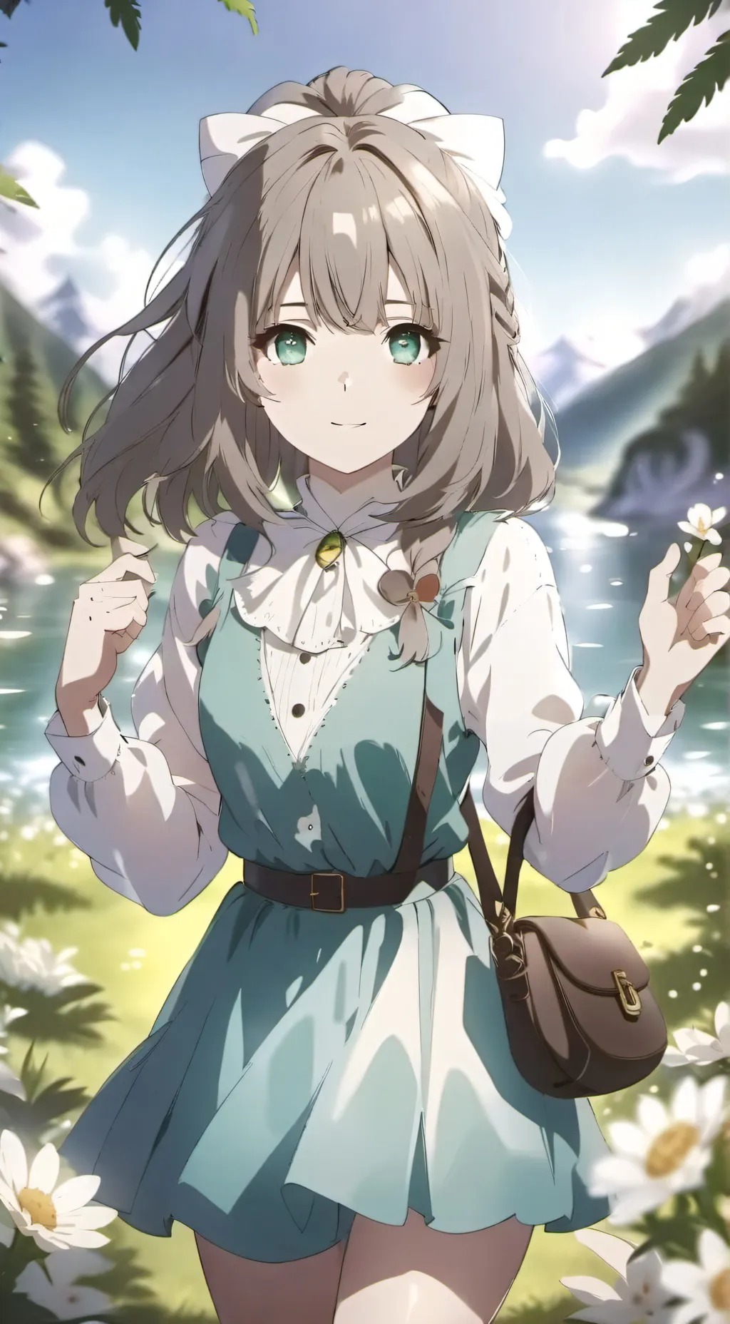 ai character: Микоᰔᩚ background