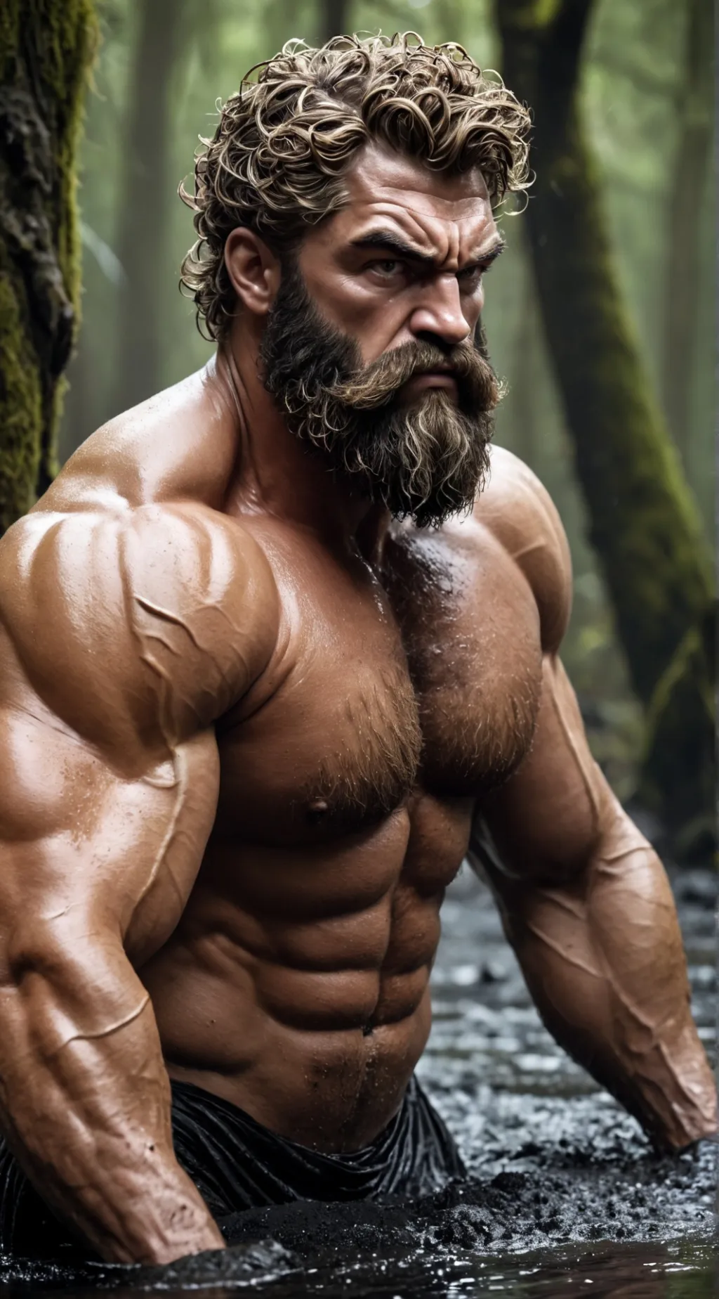 ai character: Hercules  background