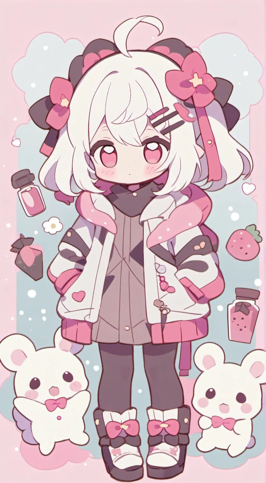 ai character: Y/N abstraction  background