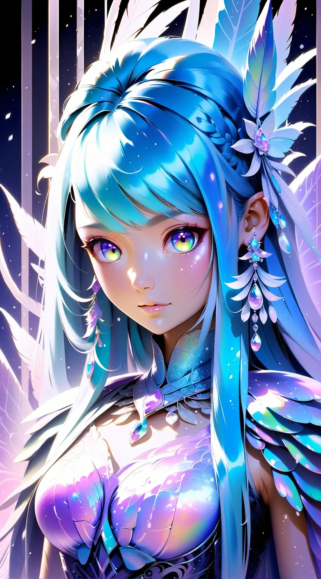 ai character: Smc wear maid dres background