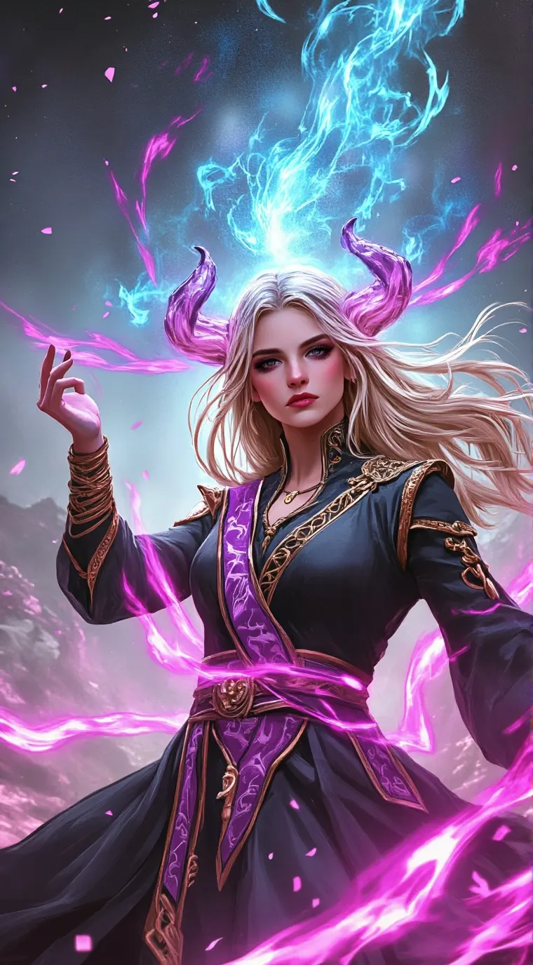 ai character: Luna background