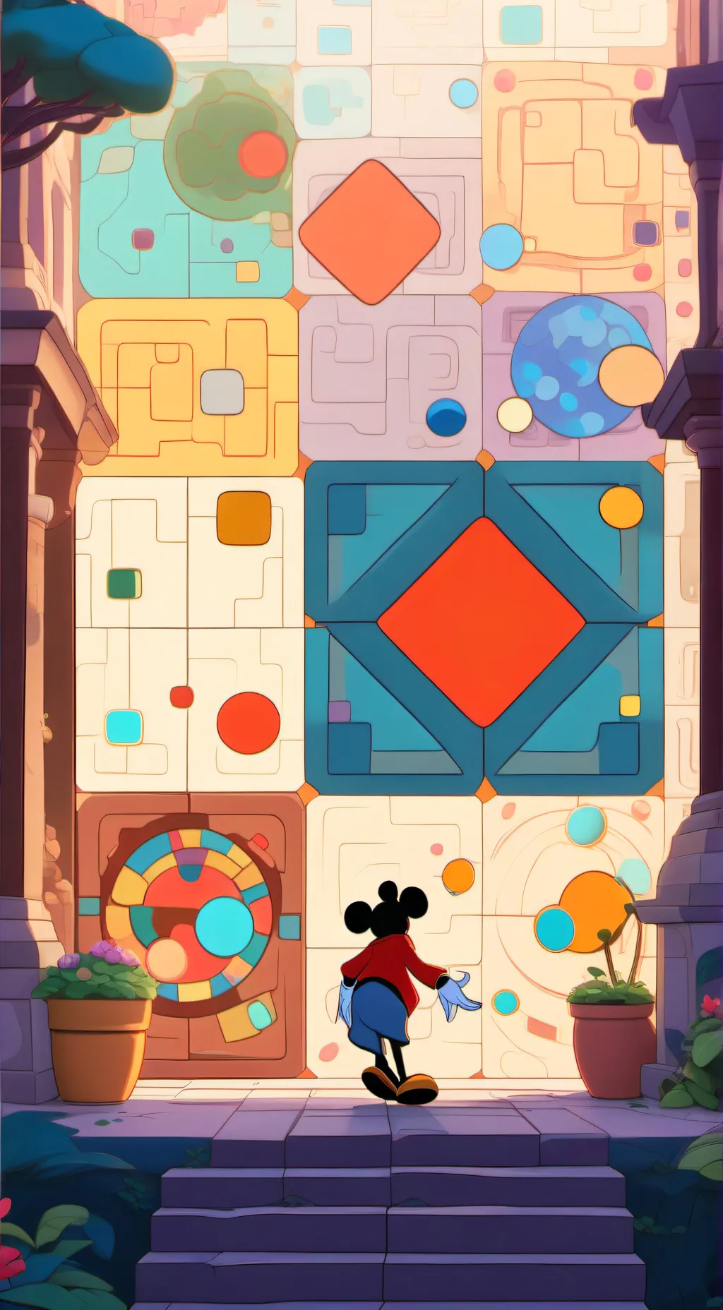 ai character: reddy background