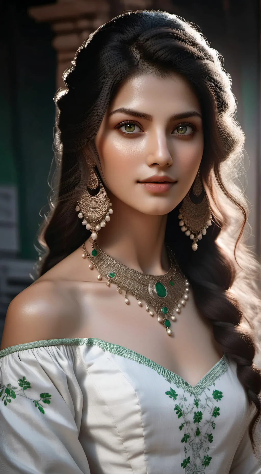 ai character: Rose background