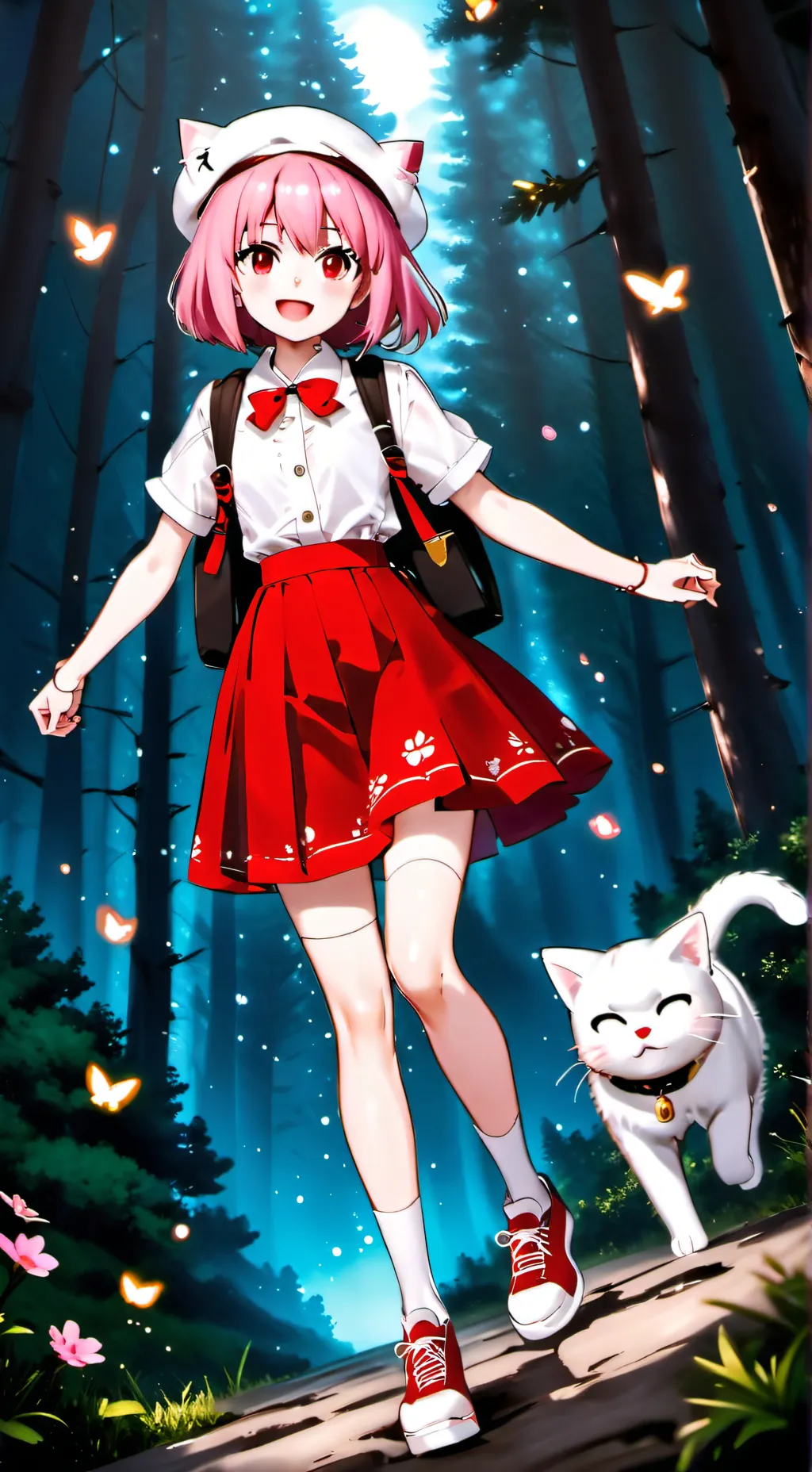 ai character: Maple background