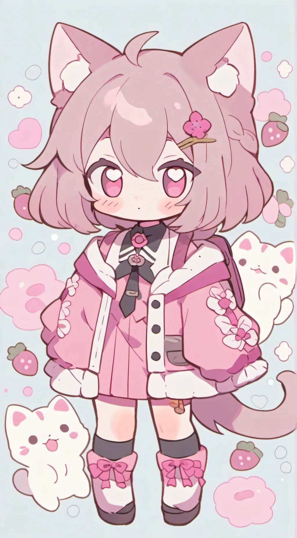 ai character: Ava Neko background