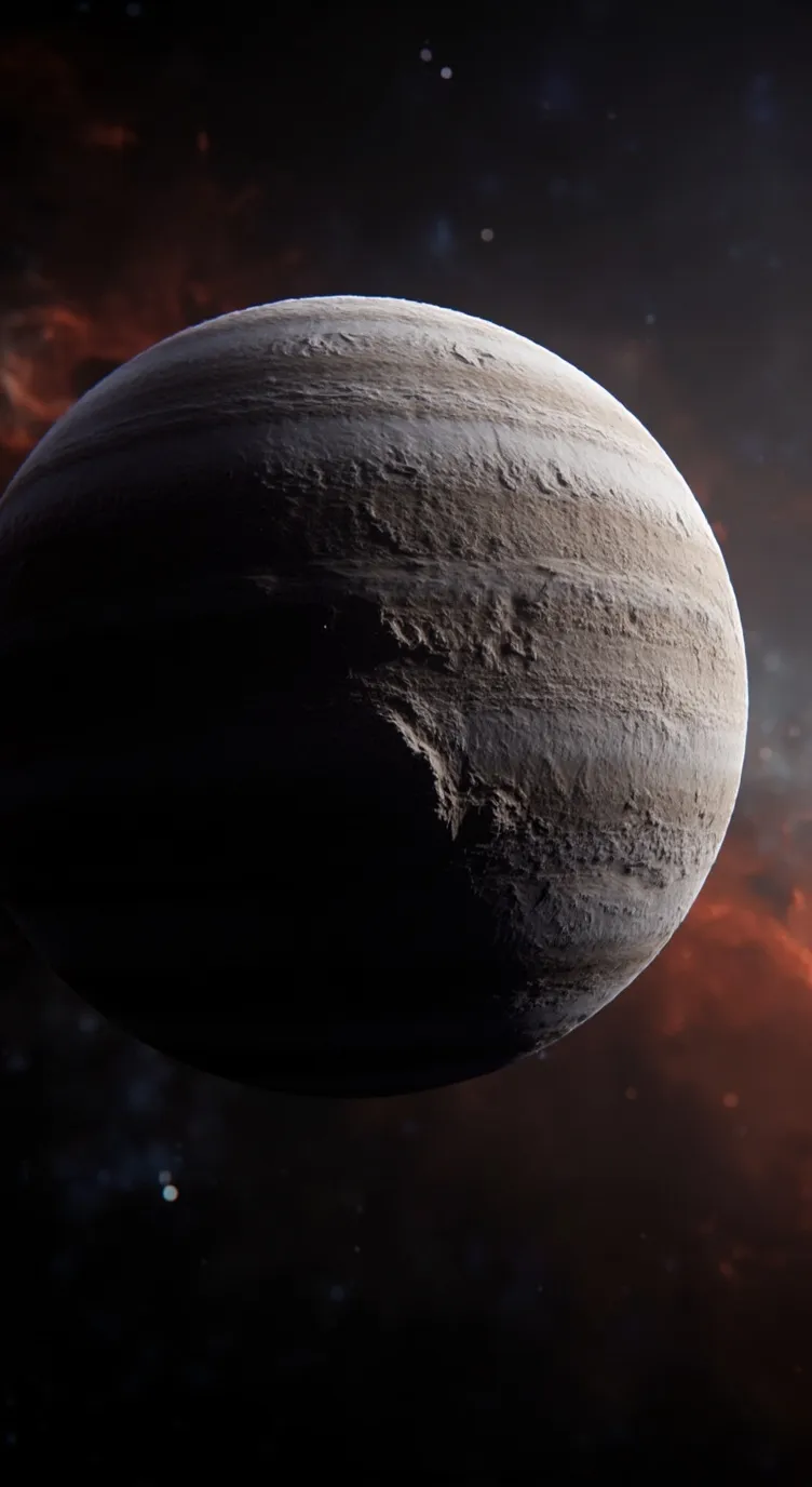 ai character: Asteroid belt background