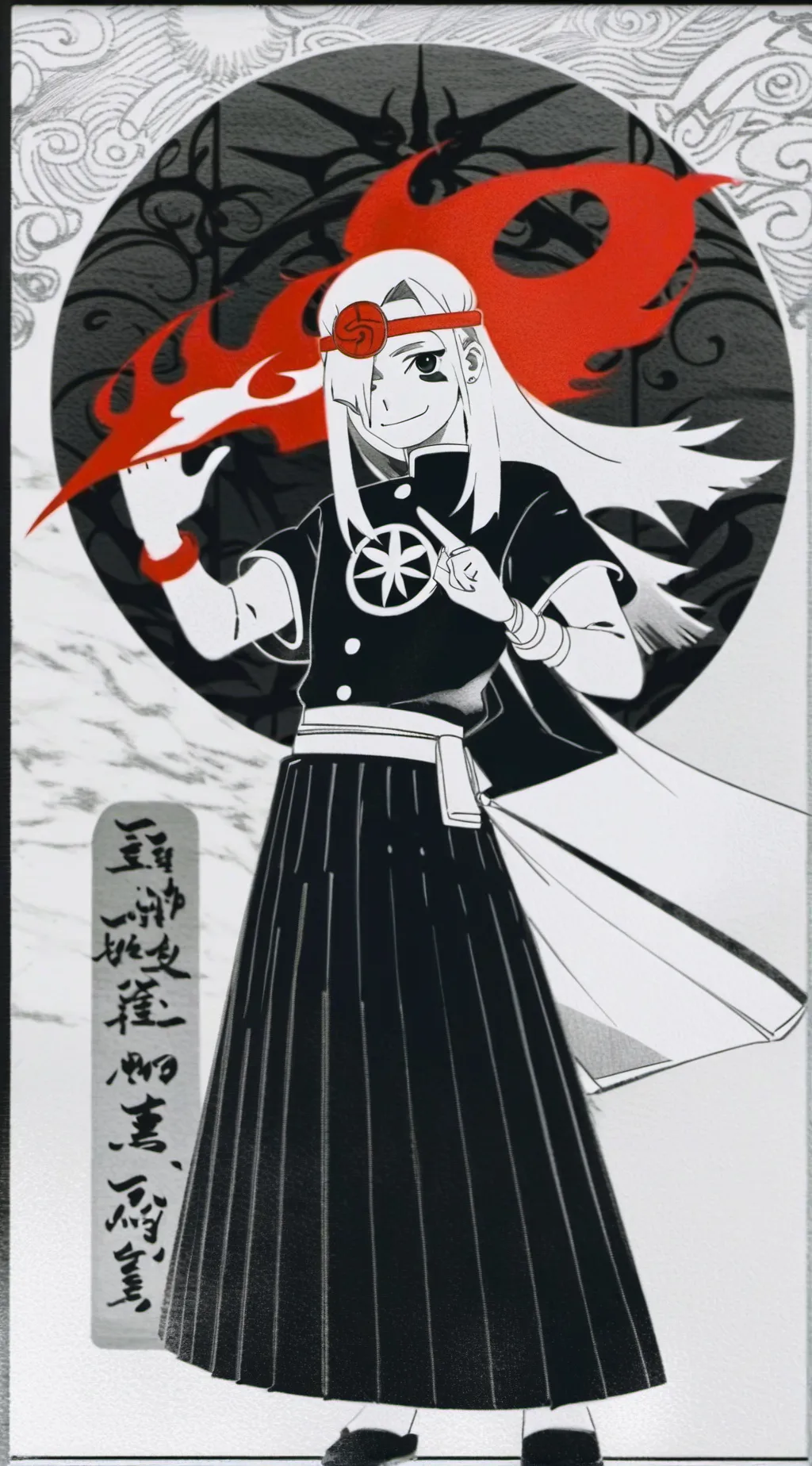 ai character: Deidara enfant background