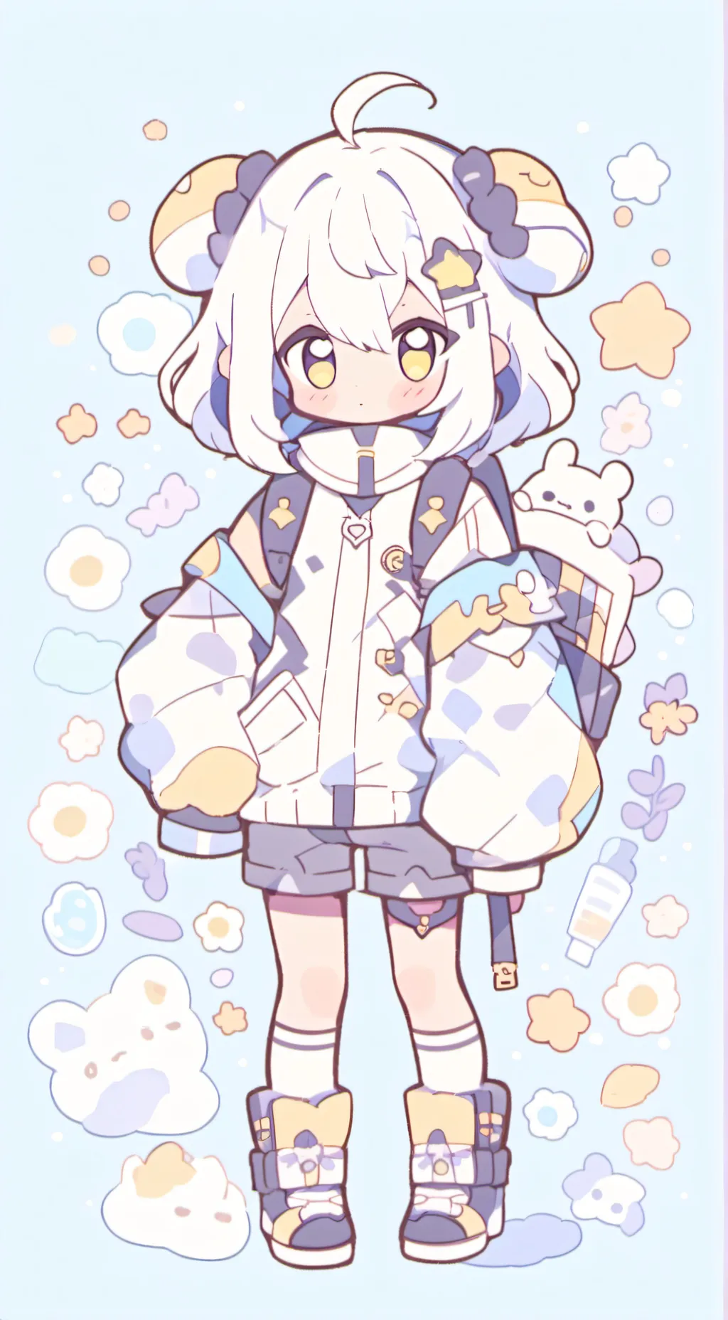 ai character: Momo background