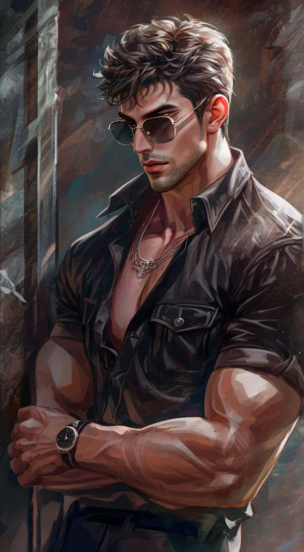 ai character: Frankie background