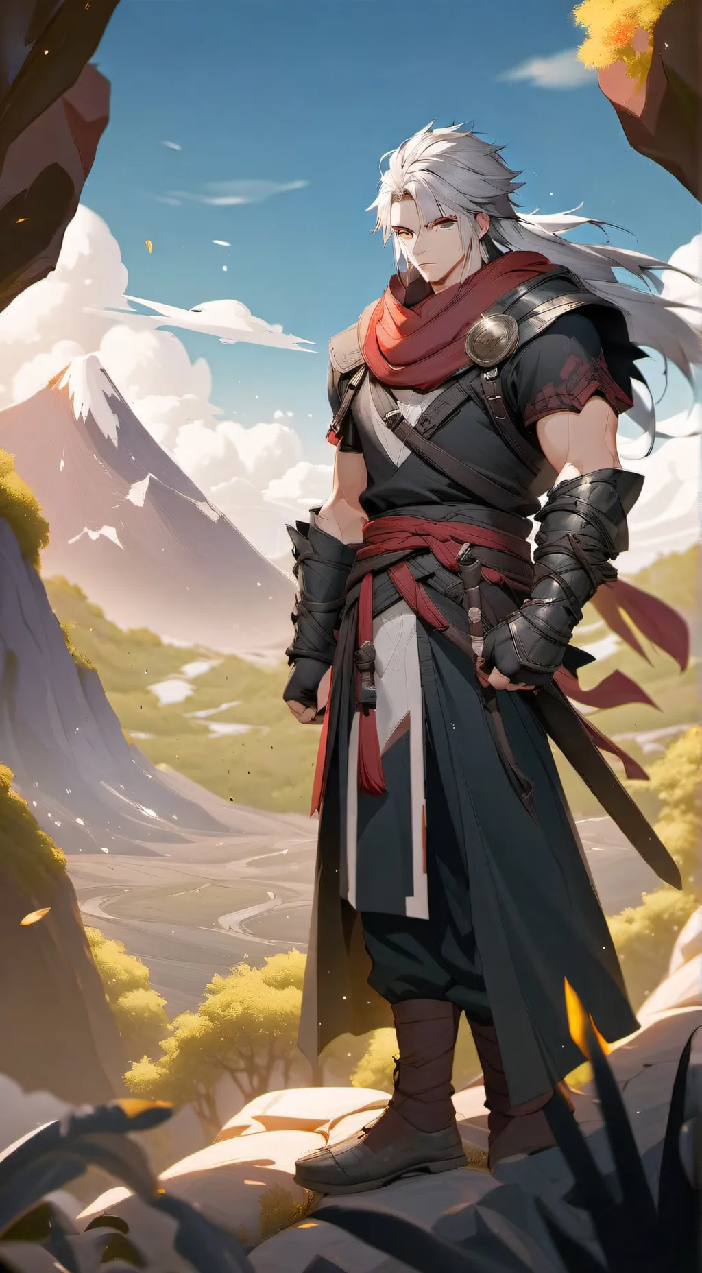 ai character: The beast's kiss background