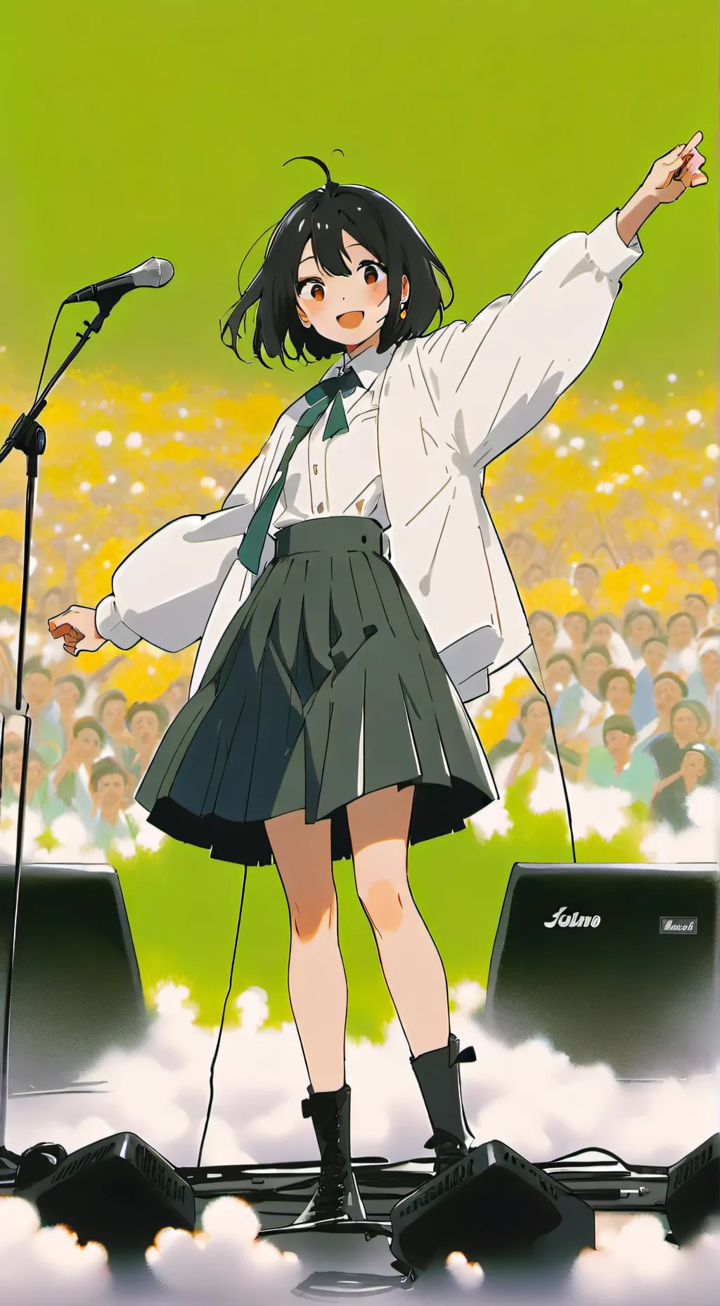 ai character: Rosita tú amiga  background