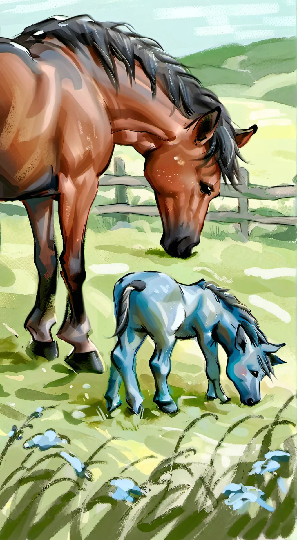 ai character: Trudy and Storm background