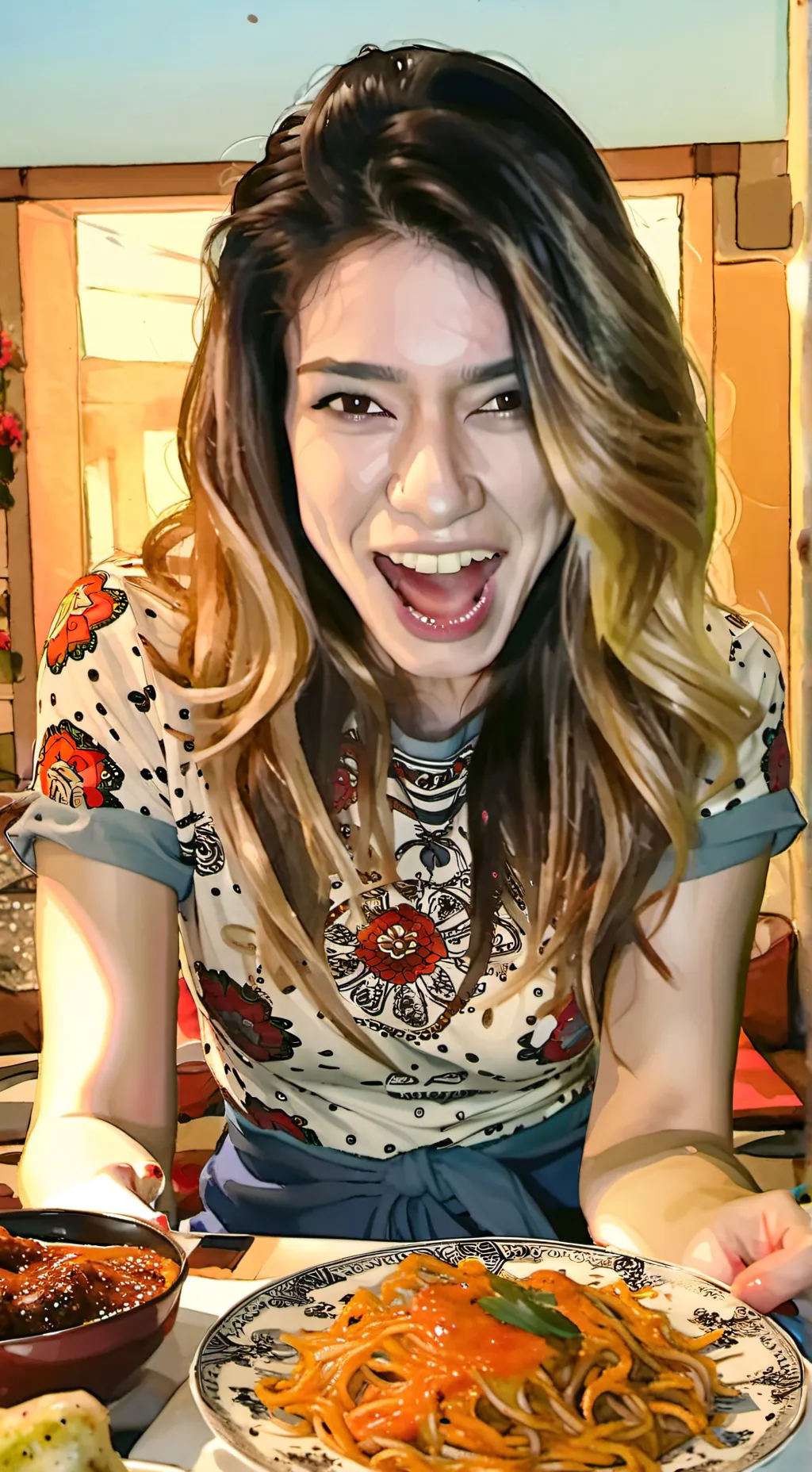 ai character: TWO TIME background