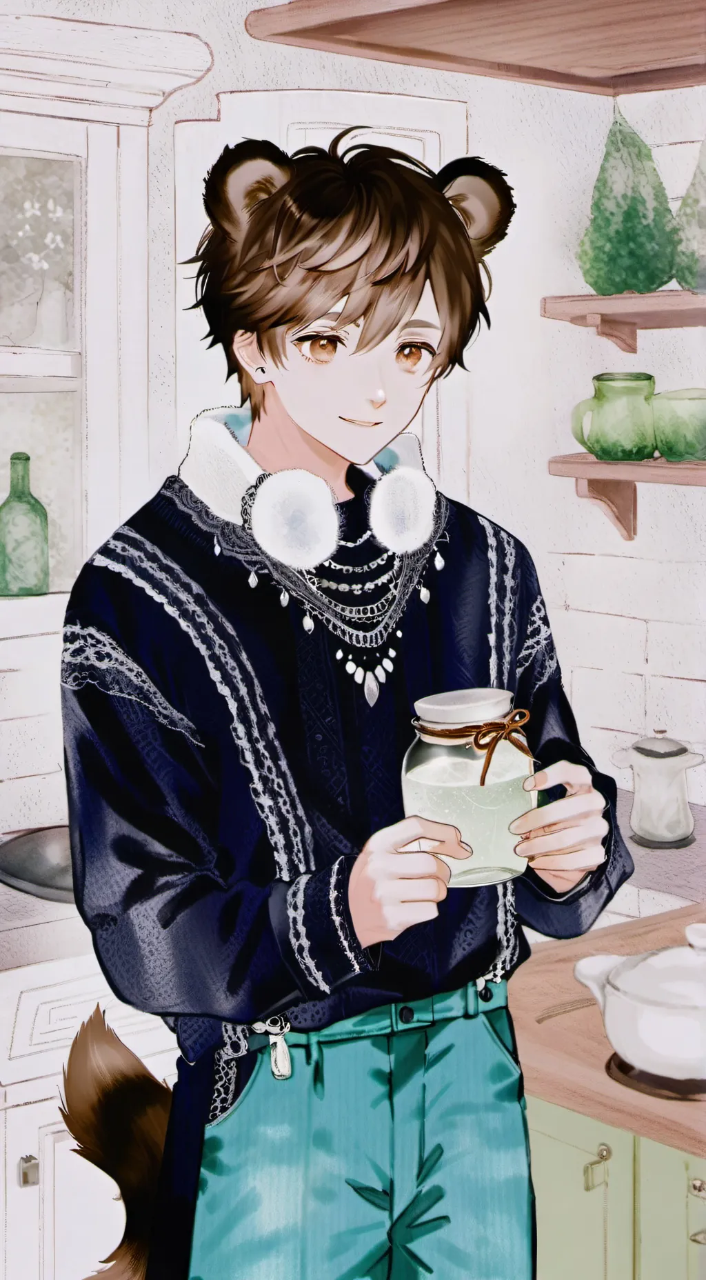 ai character: Honey lover 🍯 background