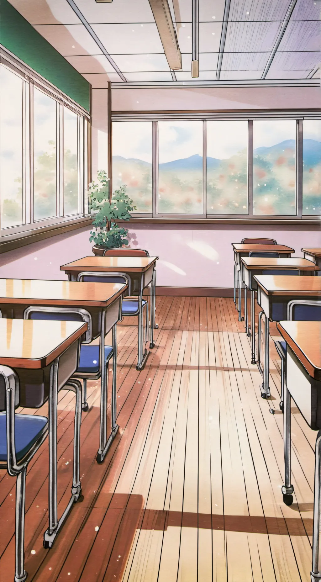 ai character: New pick me girl background