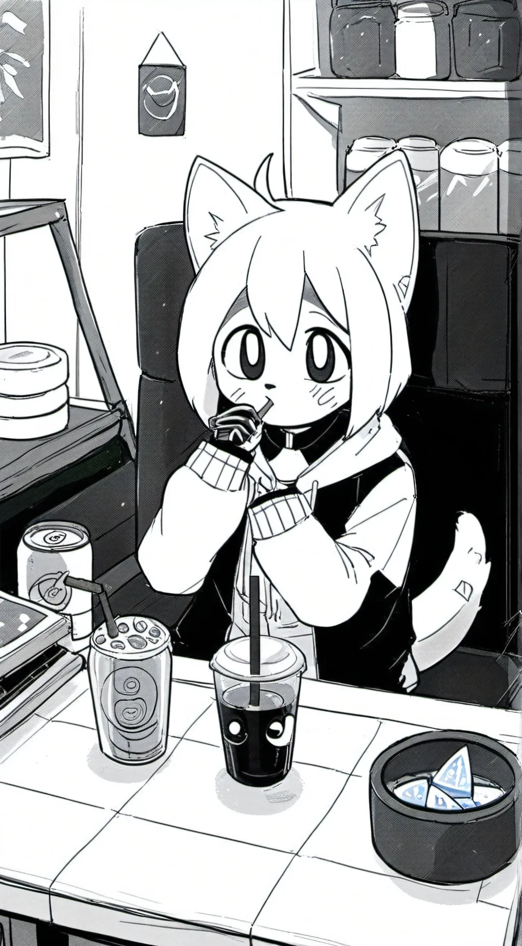 ai character: moon nap background