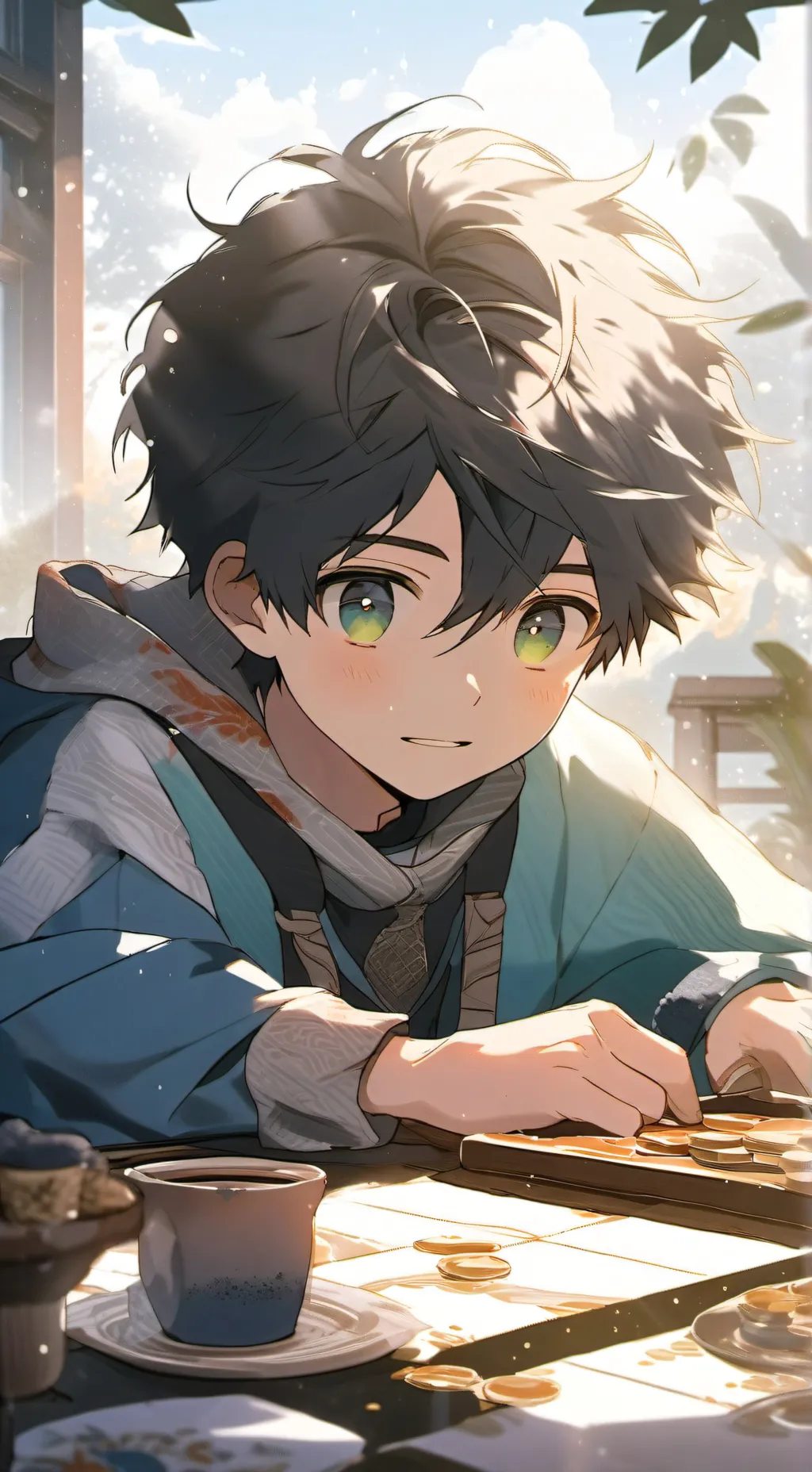 ai character: Your twin background