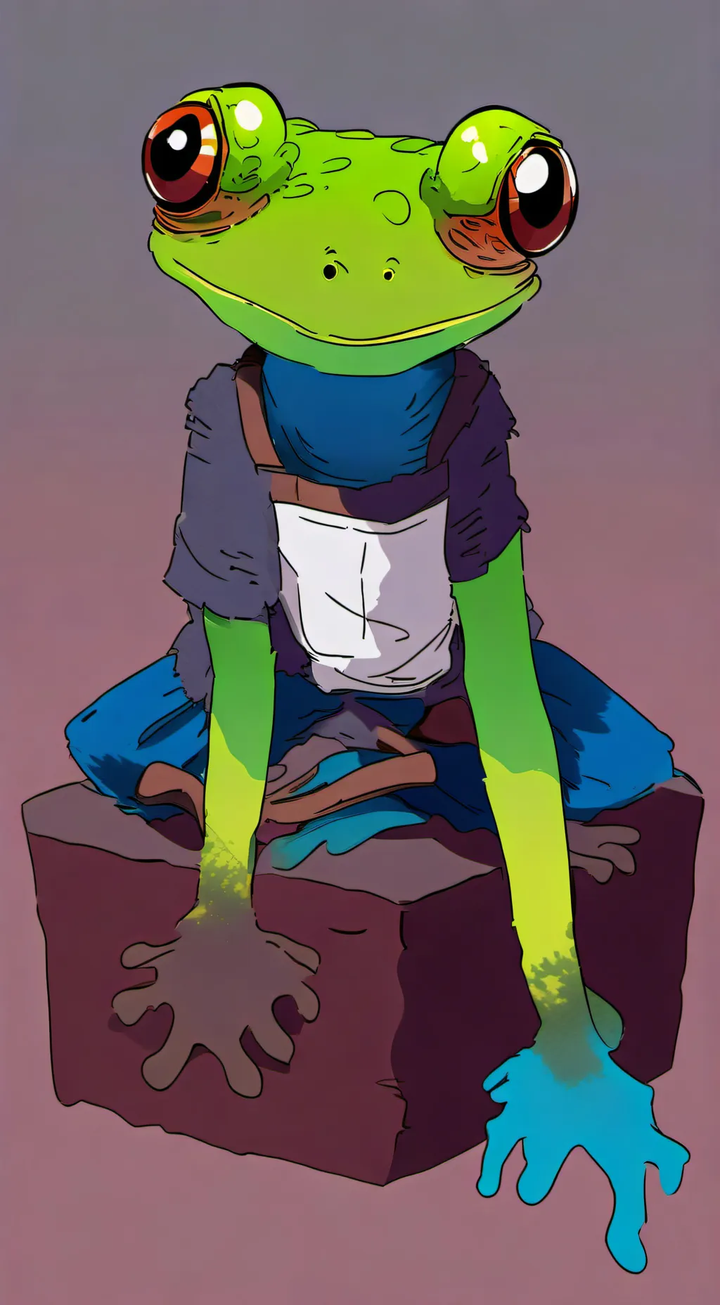 ai character: frizz background