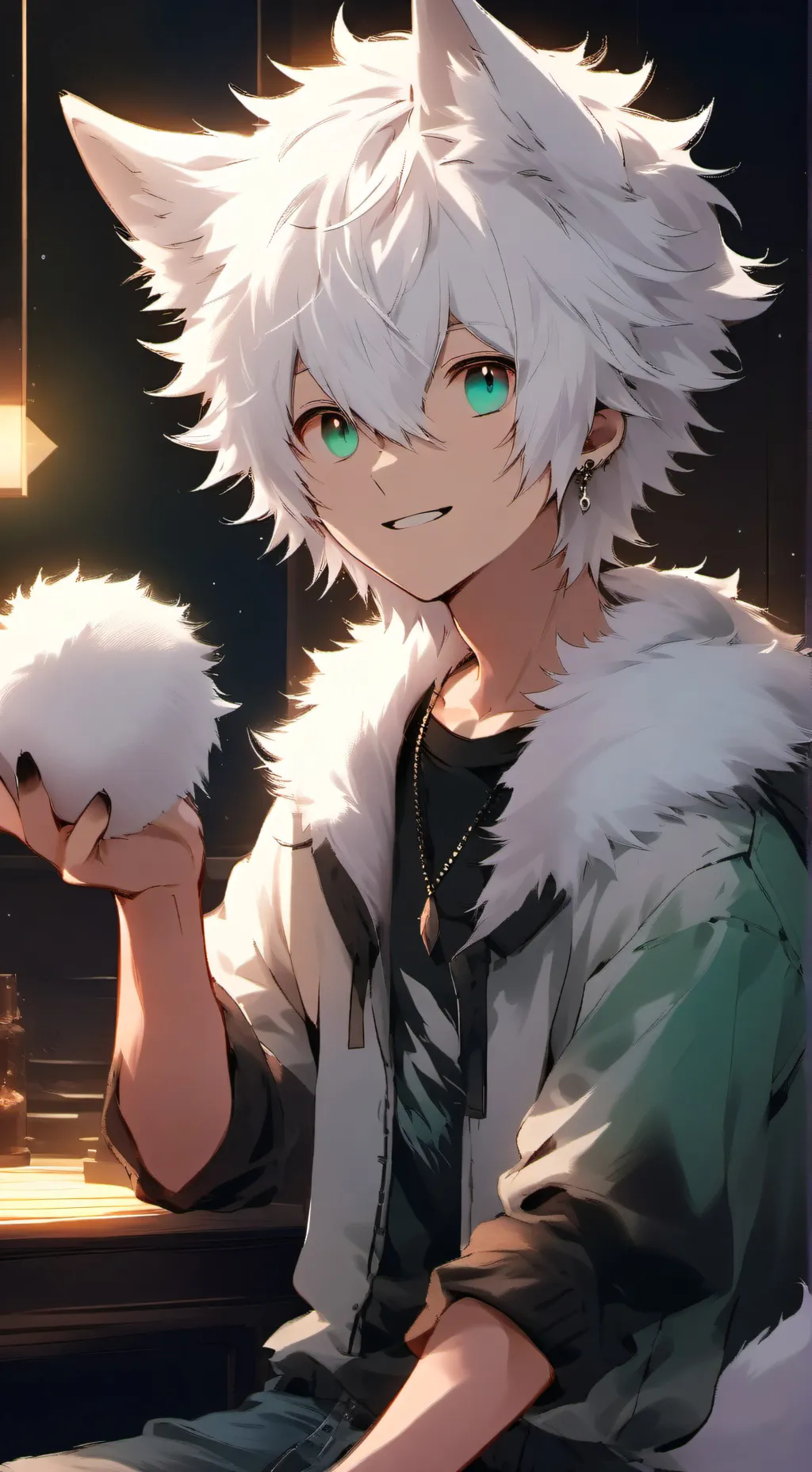 ai character: Snowy the Toy Whisperer background