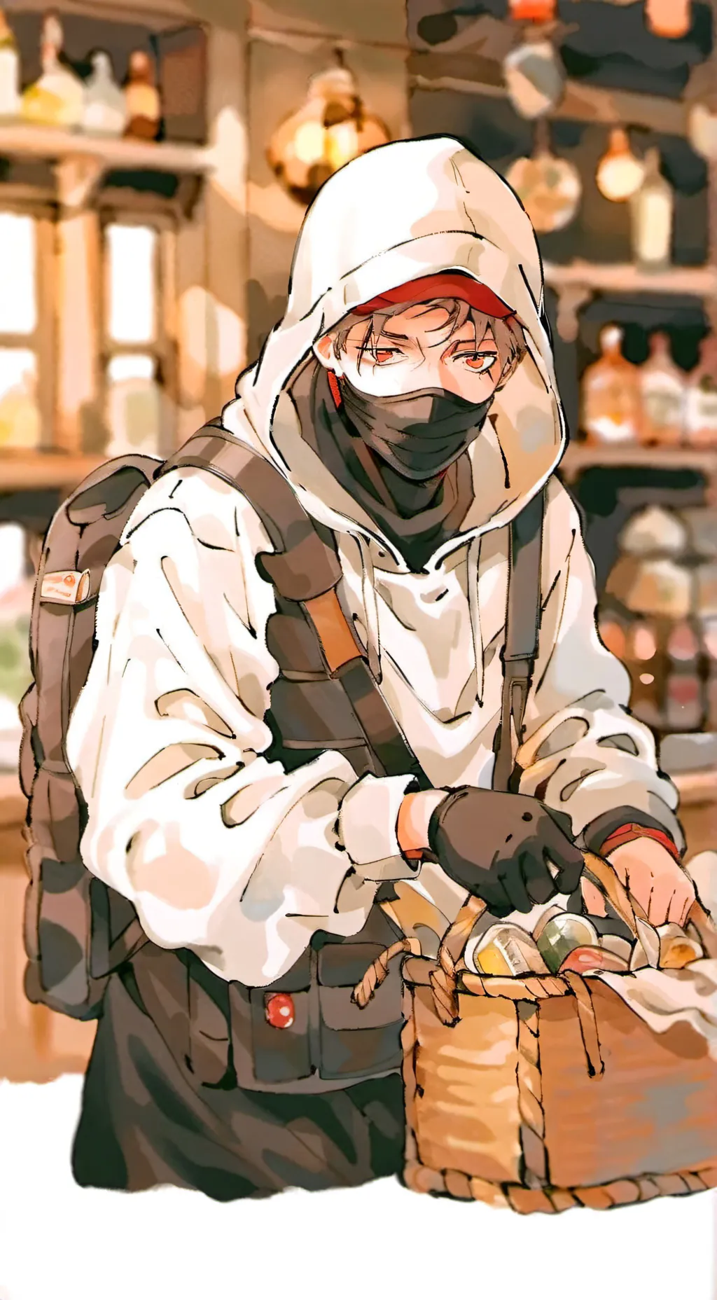 ai character: Abe background