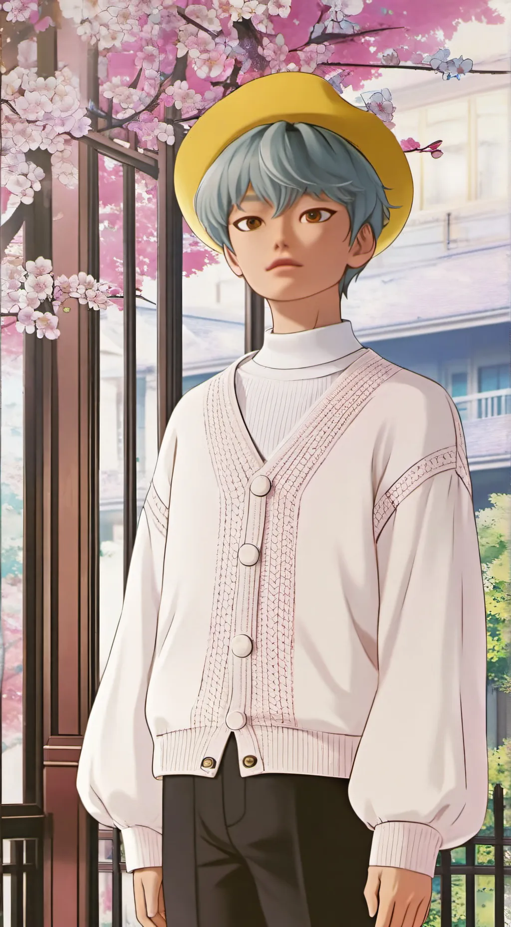 ai character: Baby saja background