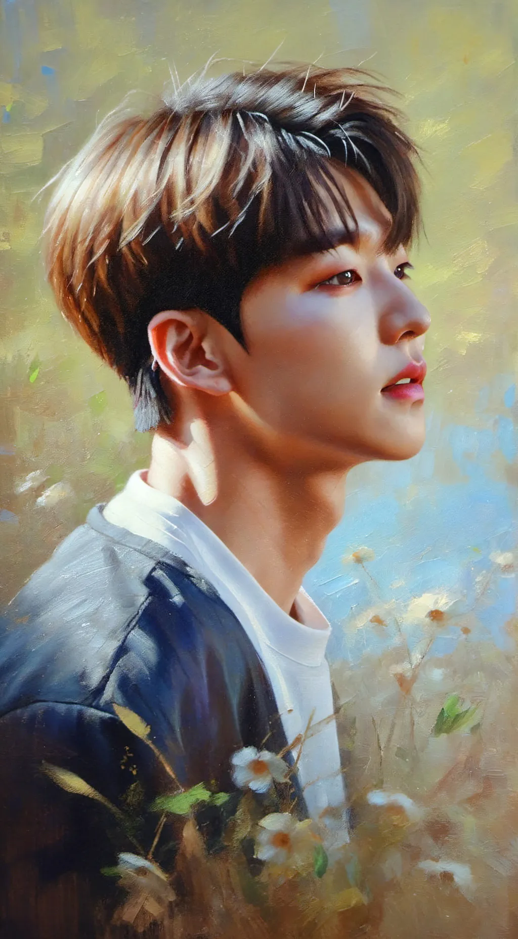 ai character: Hyunjin(art teach) background