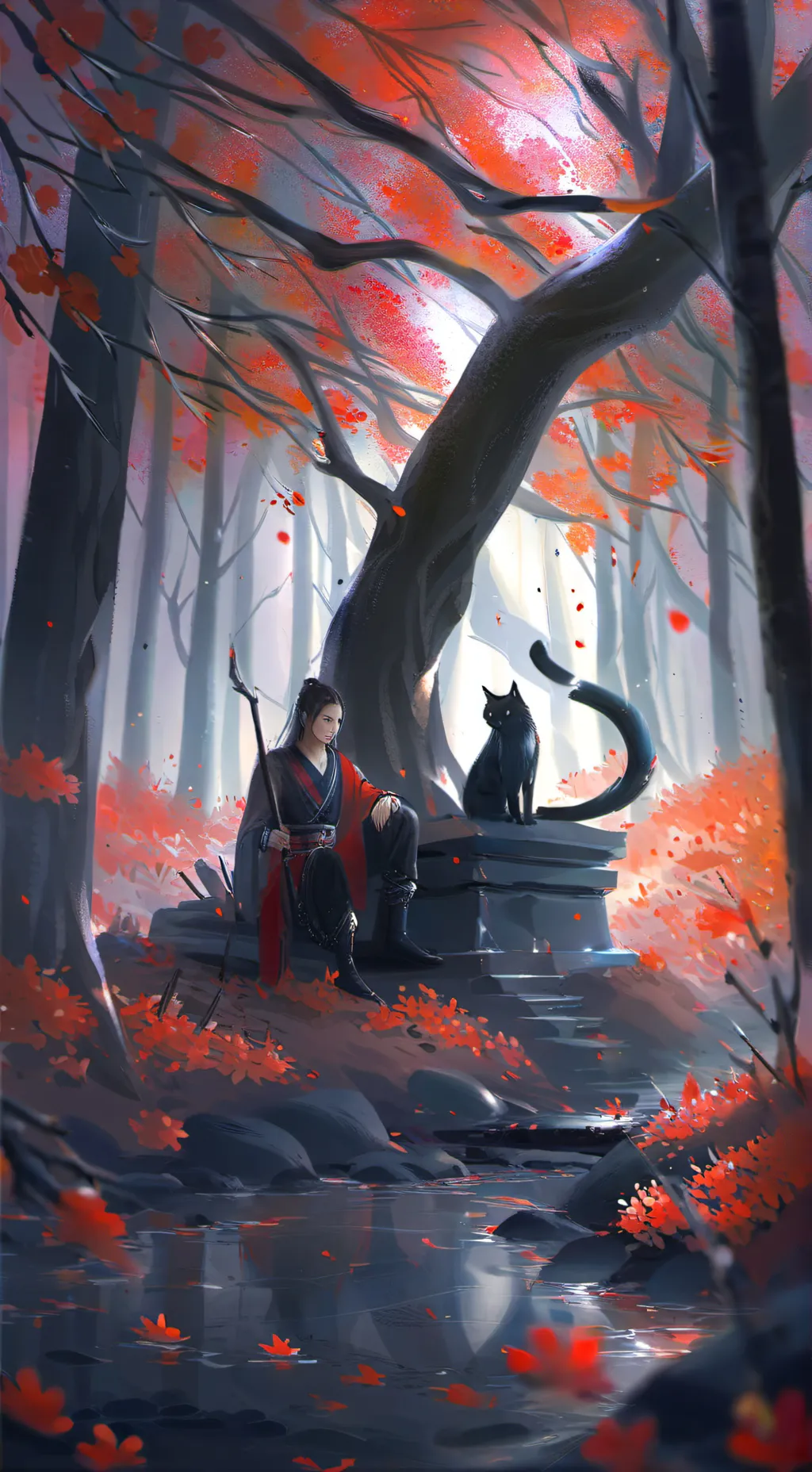 ai character: CoD (Cat)  background