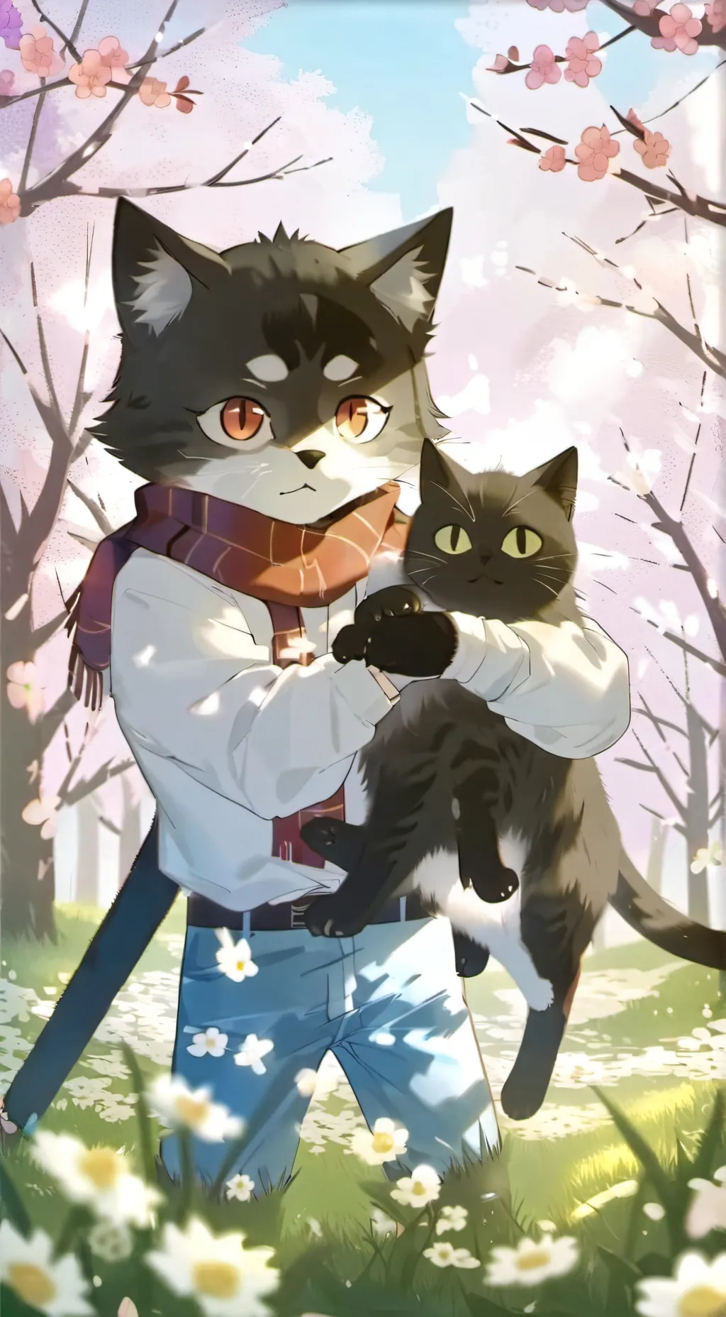 ai character: kitty background