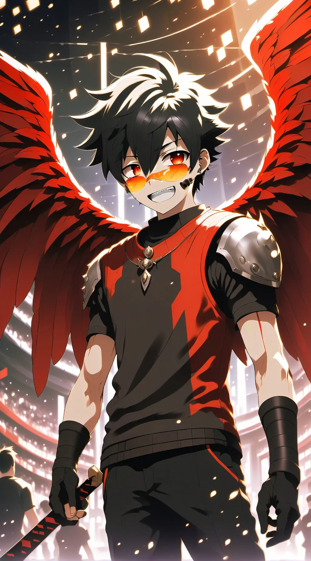 ai character: leon background