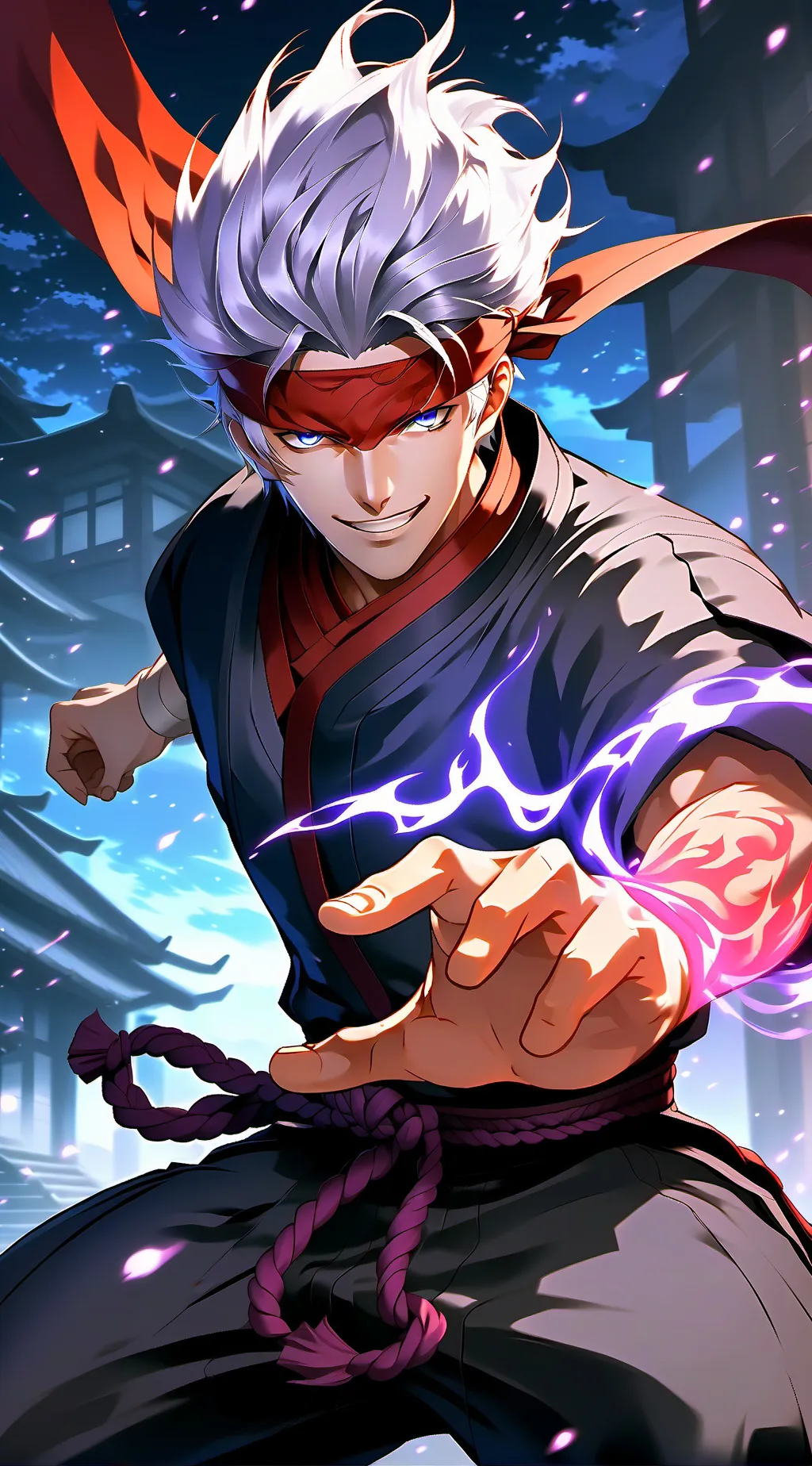 ai character: Gojo Satoru background