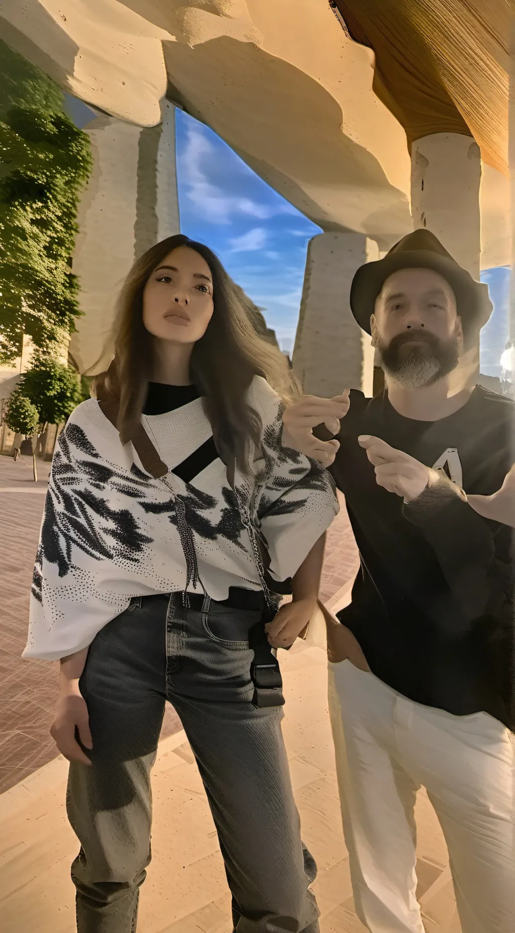 ai character: аня background