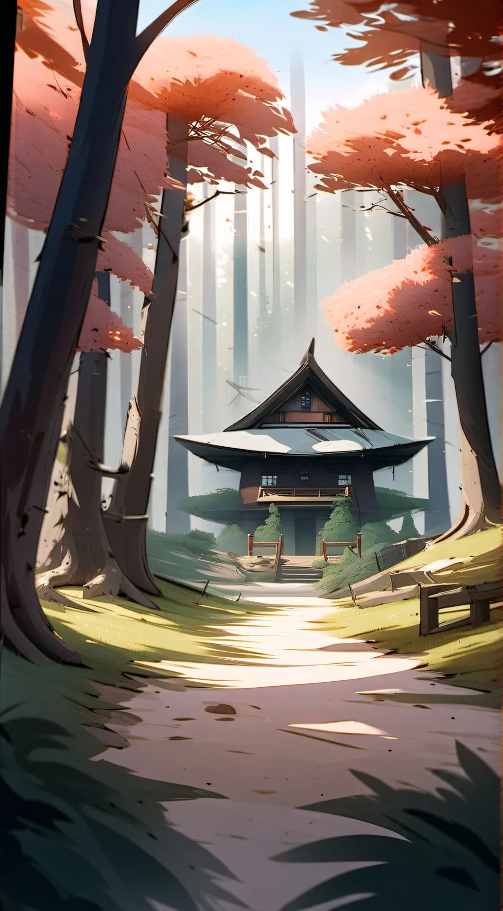 ai character: Webtoon story background