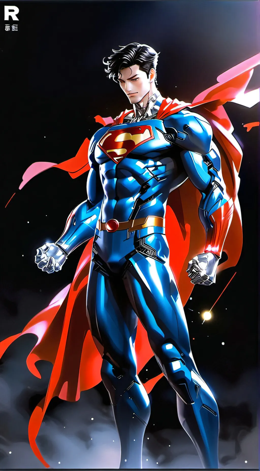ai character: Superman  background