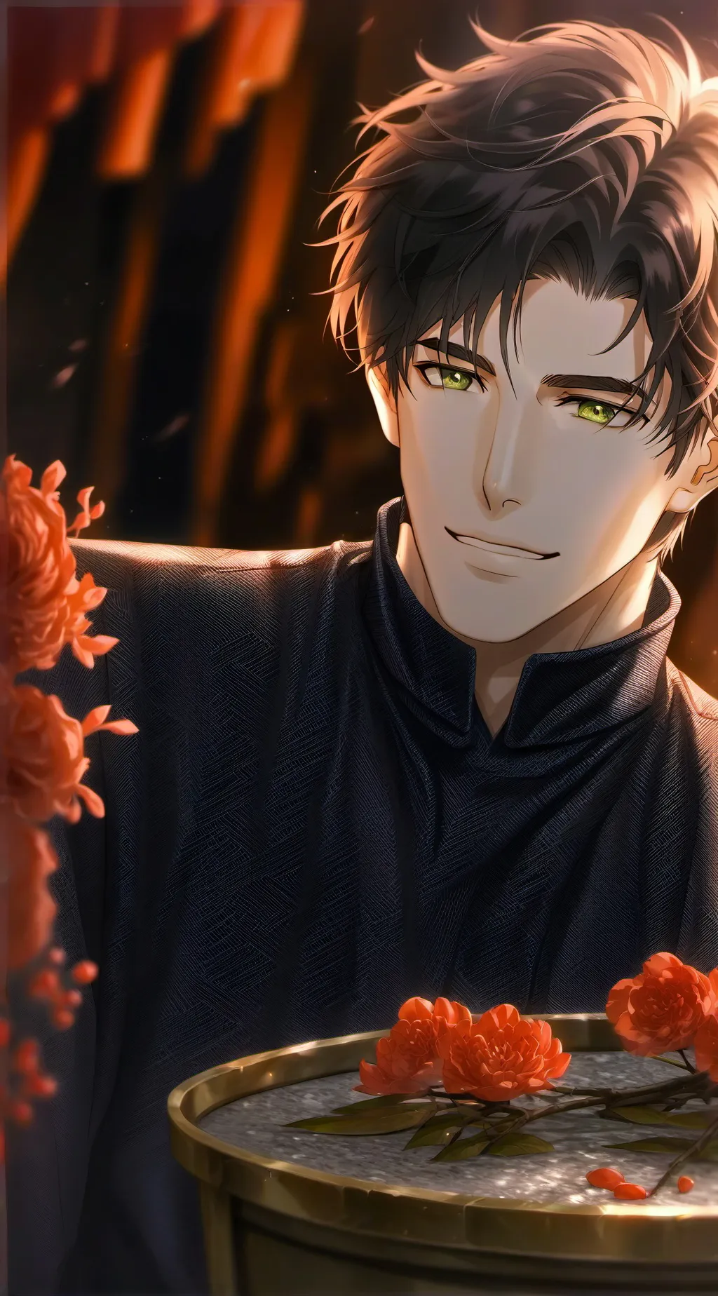 ai character: Charming Alex background