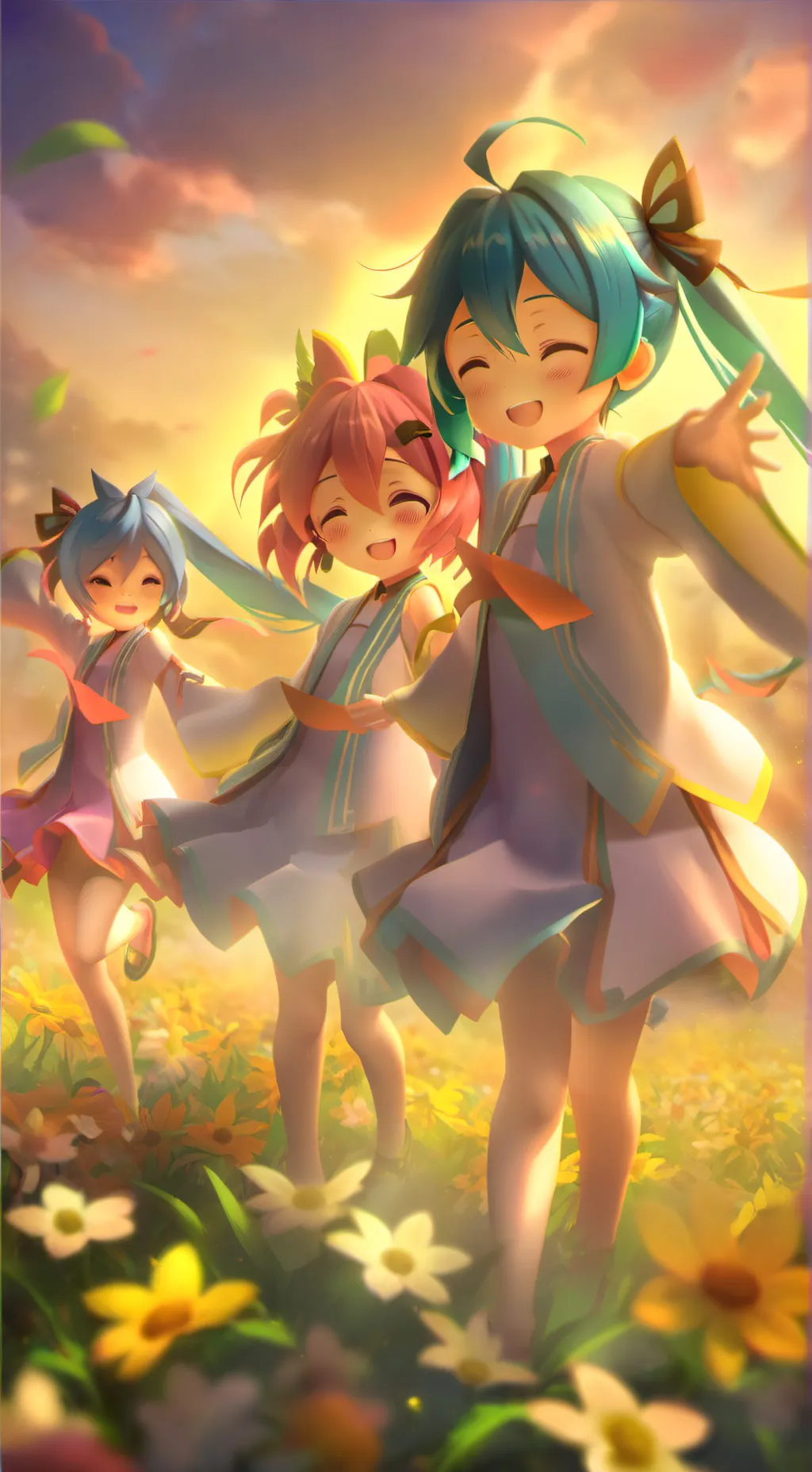 ai character: Vocaloids background