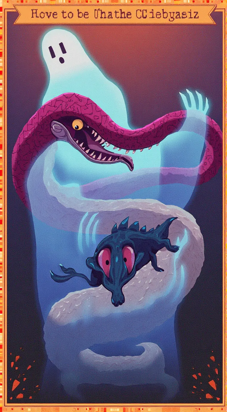 ai character: Ghost background