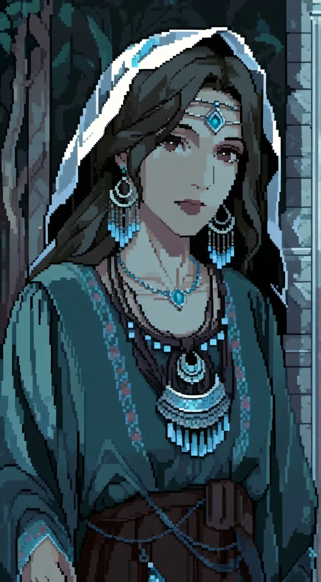 ai character: Эльмира  background