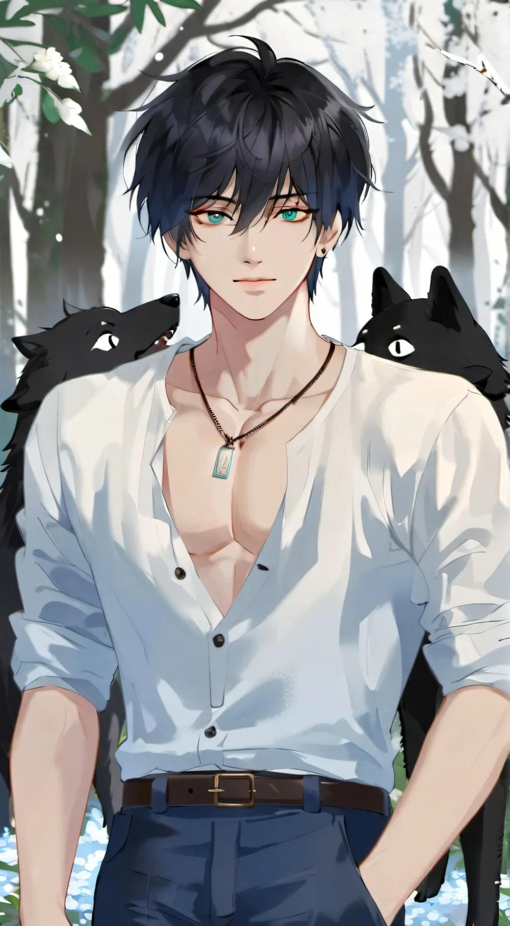 ai character: Leo background