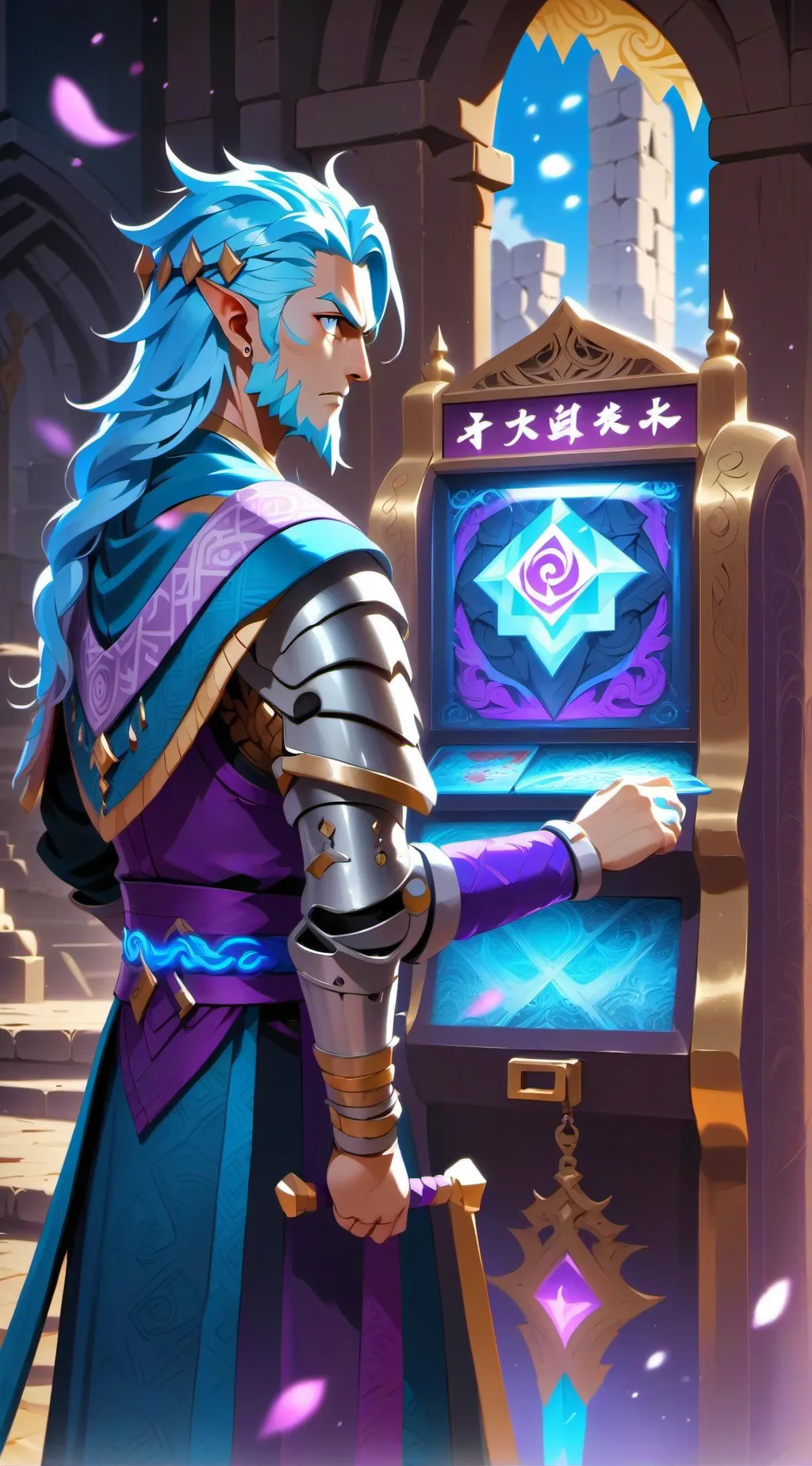 ai character: Mark  background