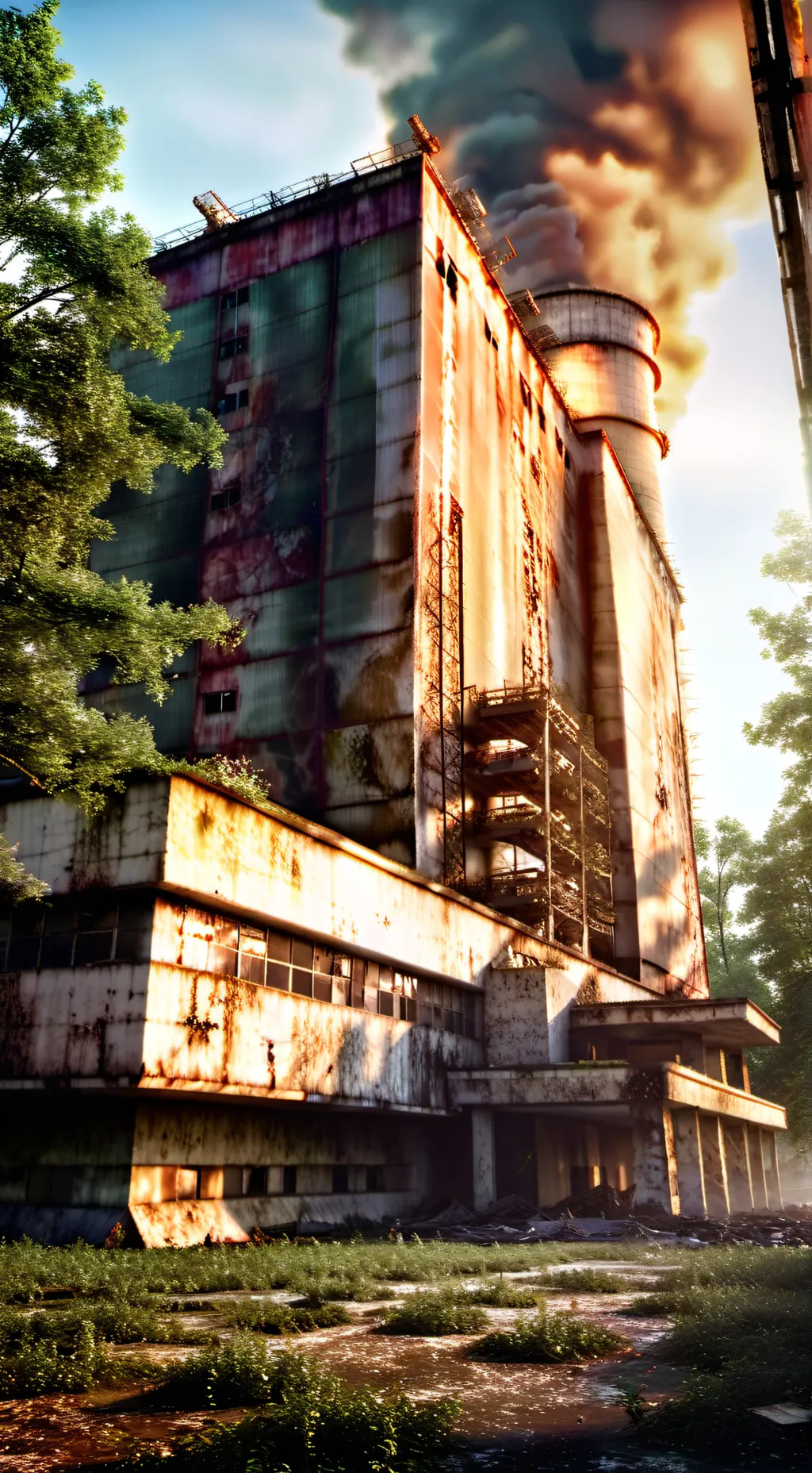 ai character: Chernobyl Horror background