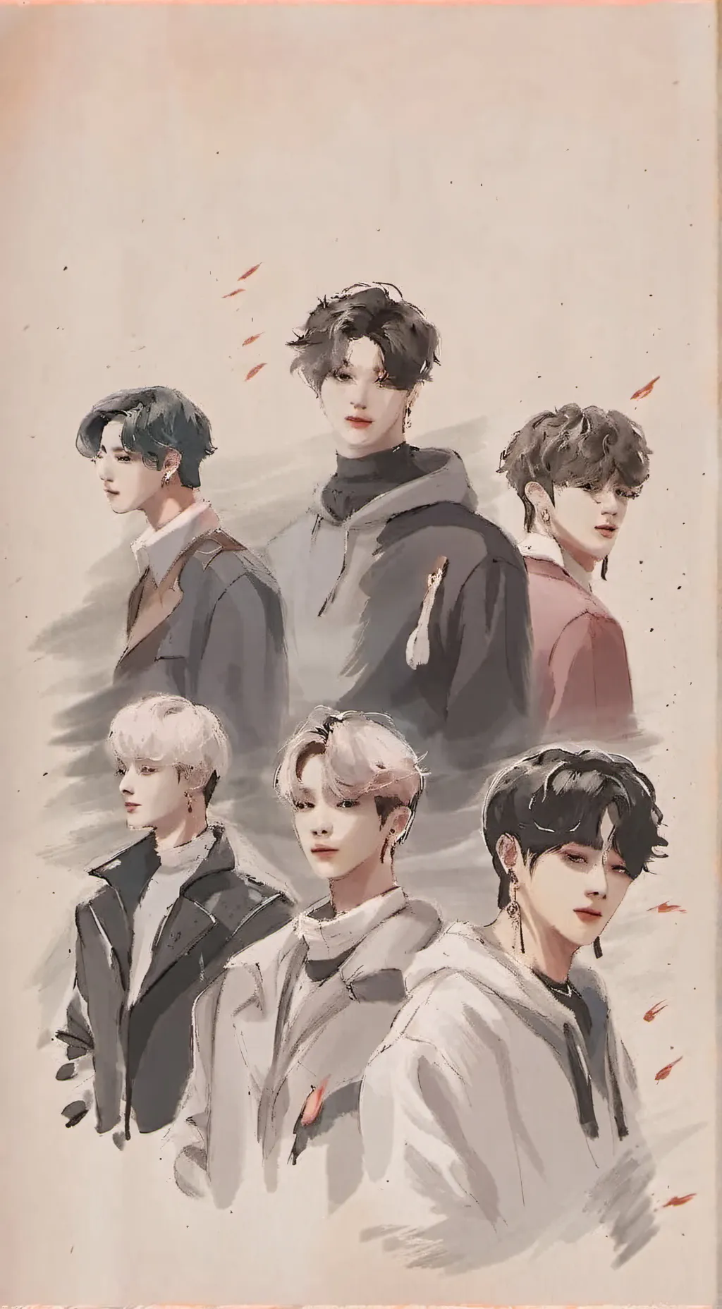 ai character: Stray kids  background