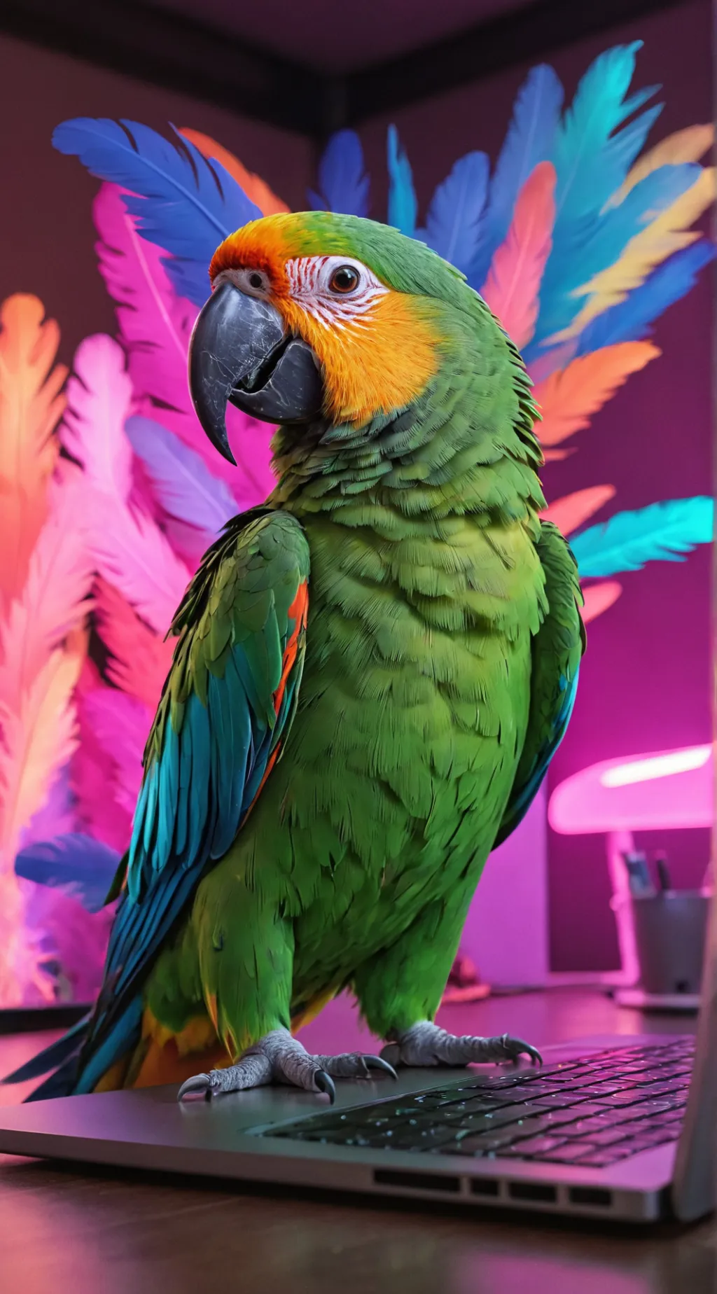 ai character: Byte background